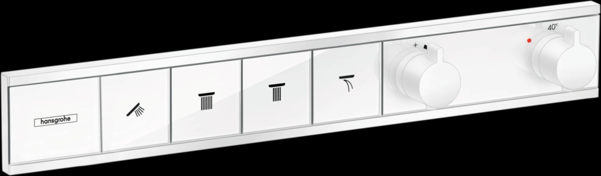 Термостат для душа Hansgrohe RainSelect 15382700, белый