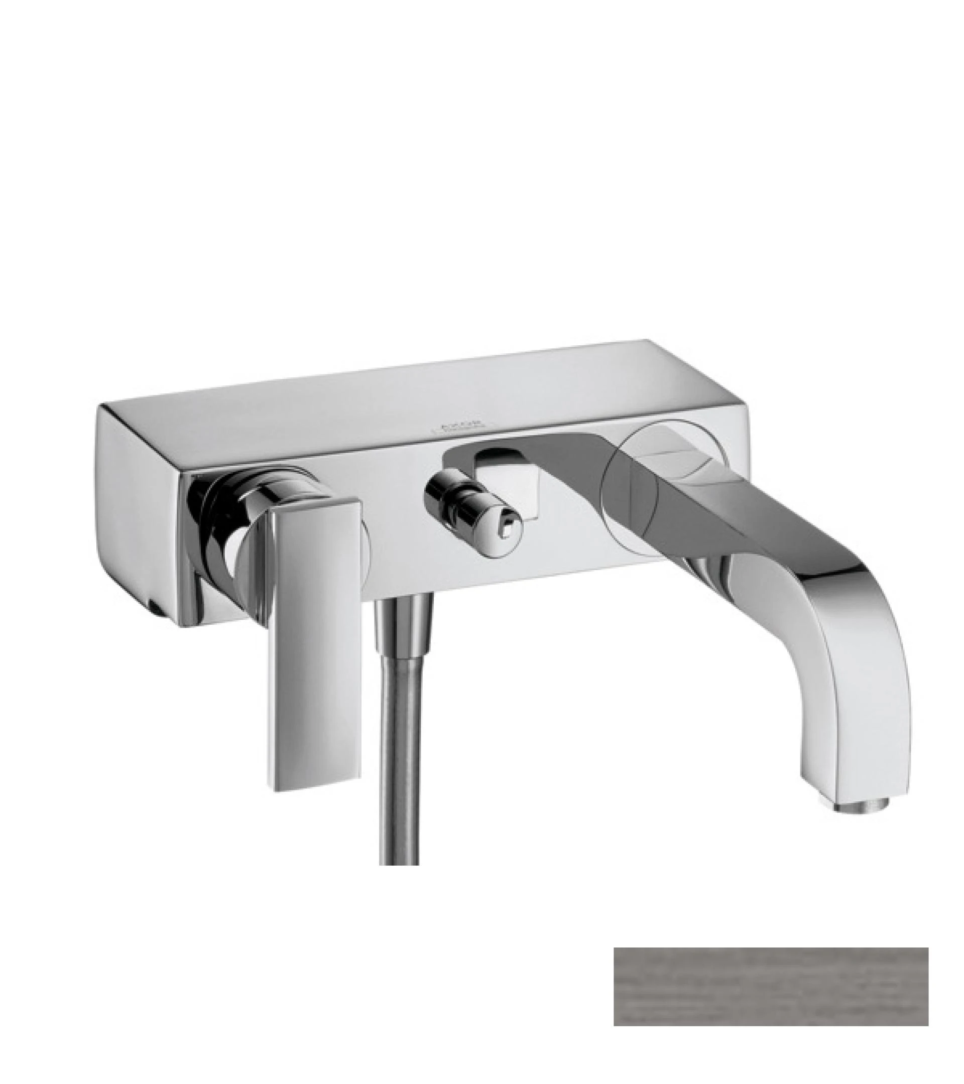 Фото - Смеситель для ванны Axor Citterio 39400340, черный хром - Hansgrohe