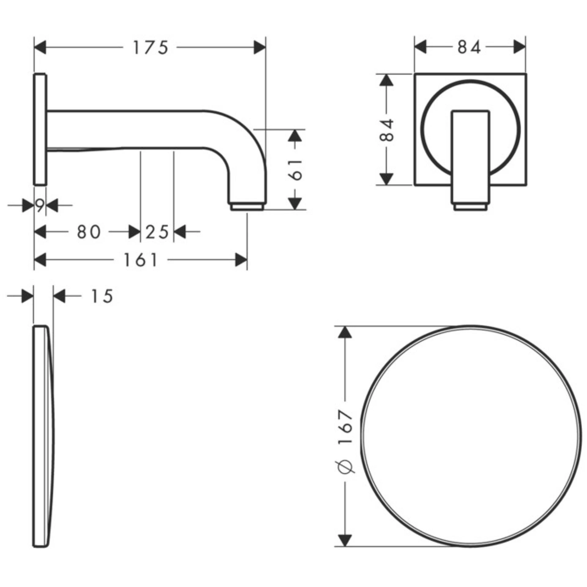 Фото - Электронный смеситель для раковины Axor Citterio 39117140, бронза - Hansgrohe