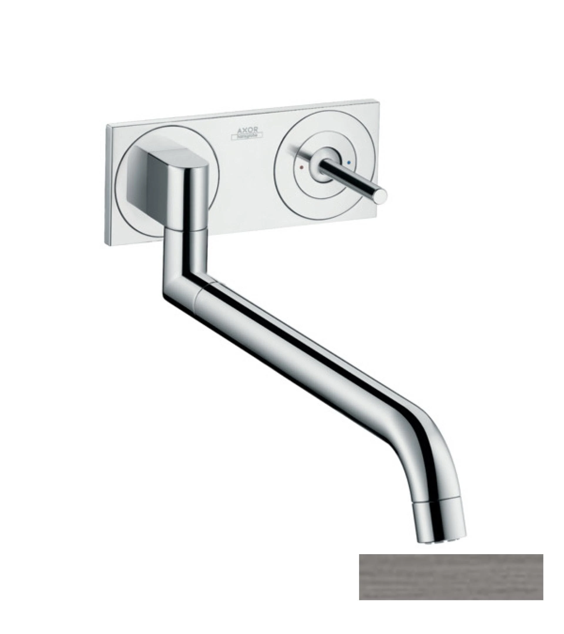 Фото - Смеситель для кухни Axor Uno 38815340, черный хром - Hansgrohe