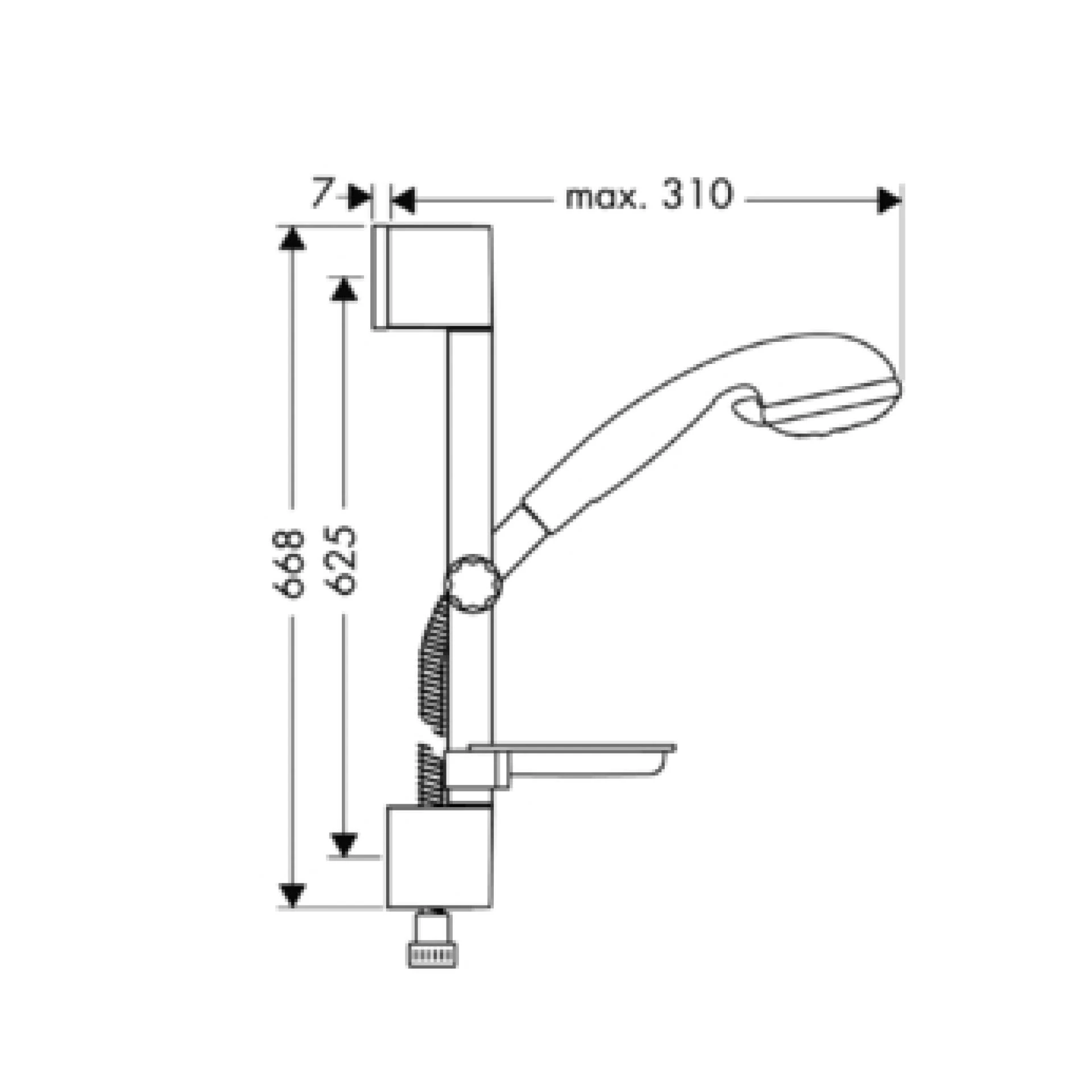 Фото - Душевой гарнитур Hansgrohe Crometta 27739000 - Hansgrohe