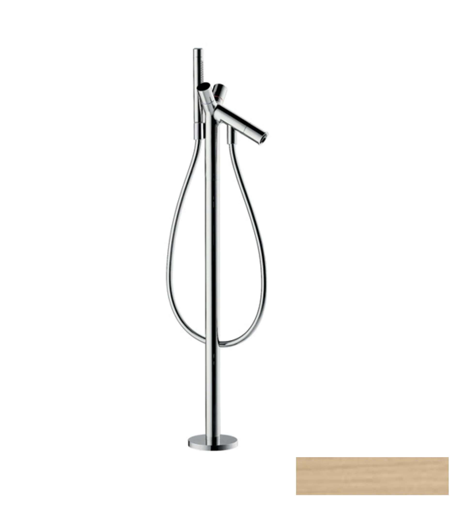 Фото - Напольный смеситель для ванны Axor Starck 10458140, бронза - Hansgrohe