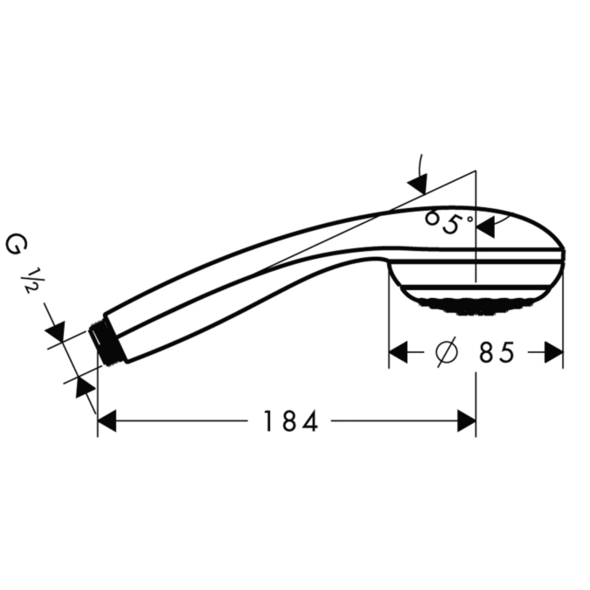 Фото - Ручной душ Hansgrohe Crometta 85 1jet 28585000 - Hansgrohe