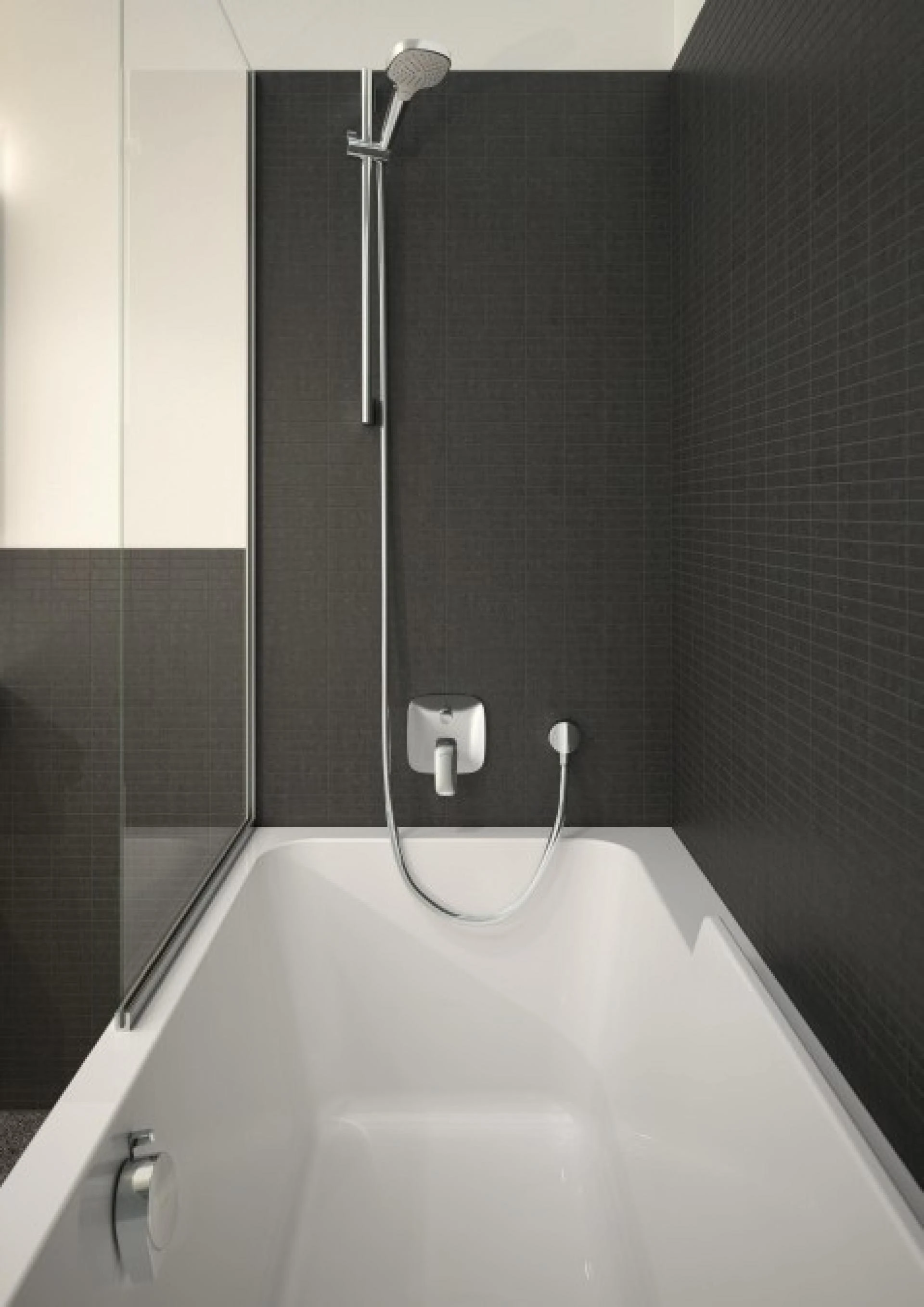 Фото - Душевой гарнитур Hansgrohe Croma Select E Vario 26582400 - Hansgrohe