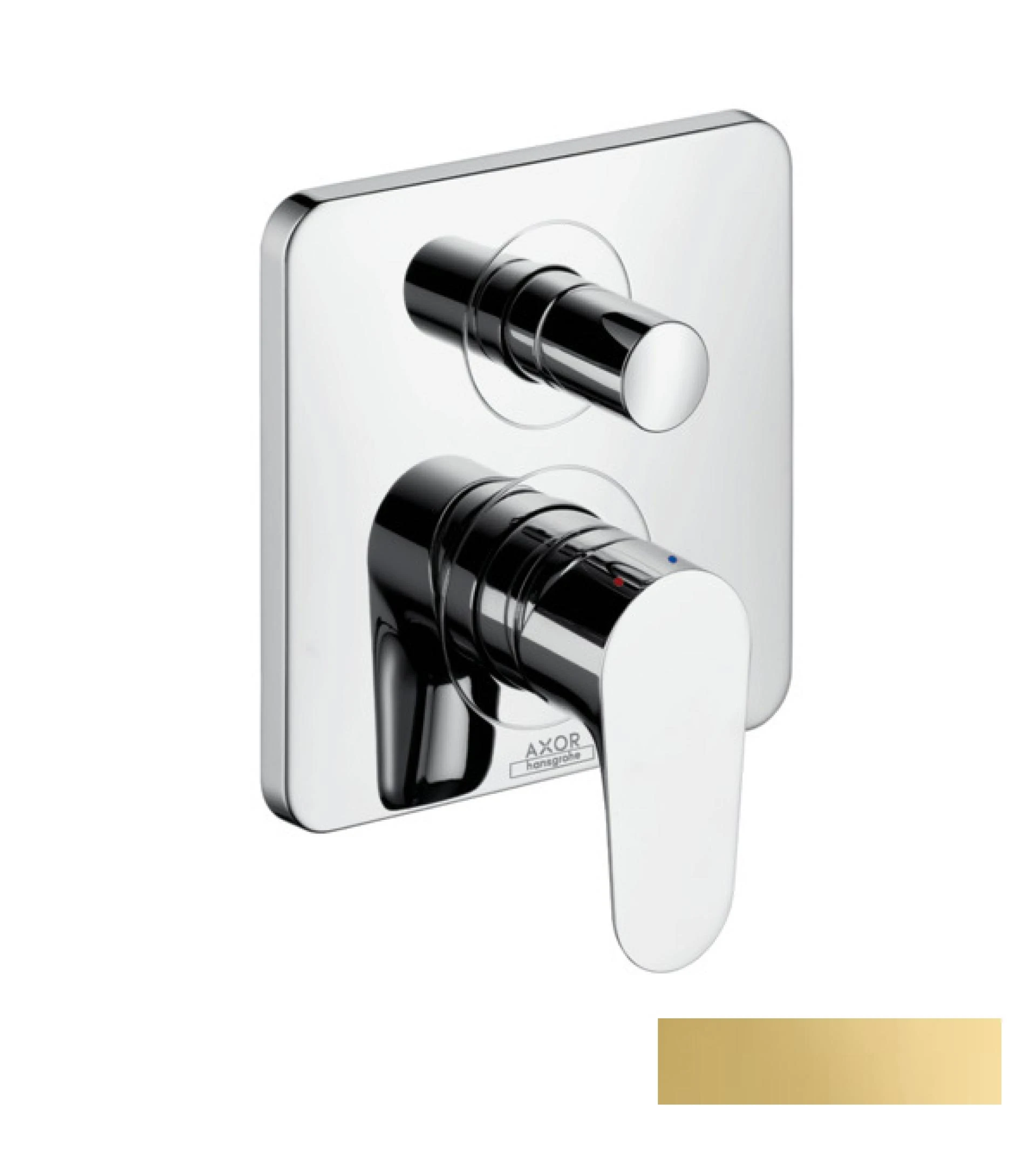 Фото - Смеситель для ванны Axor Citterio M 34425990, золото - Hansgrohe