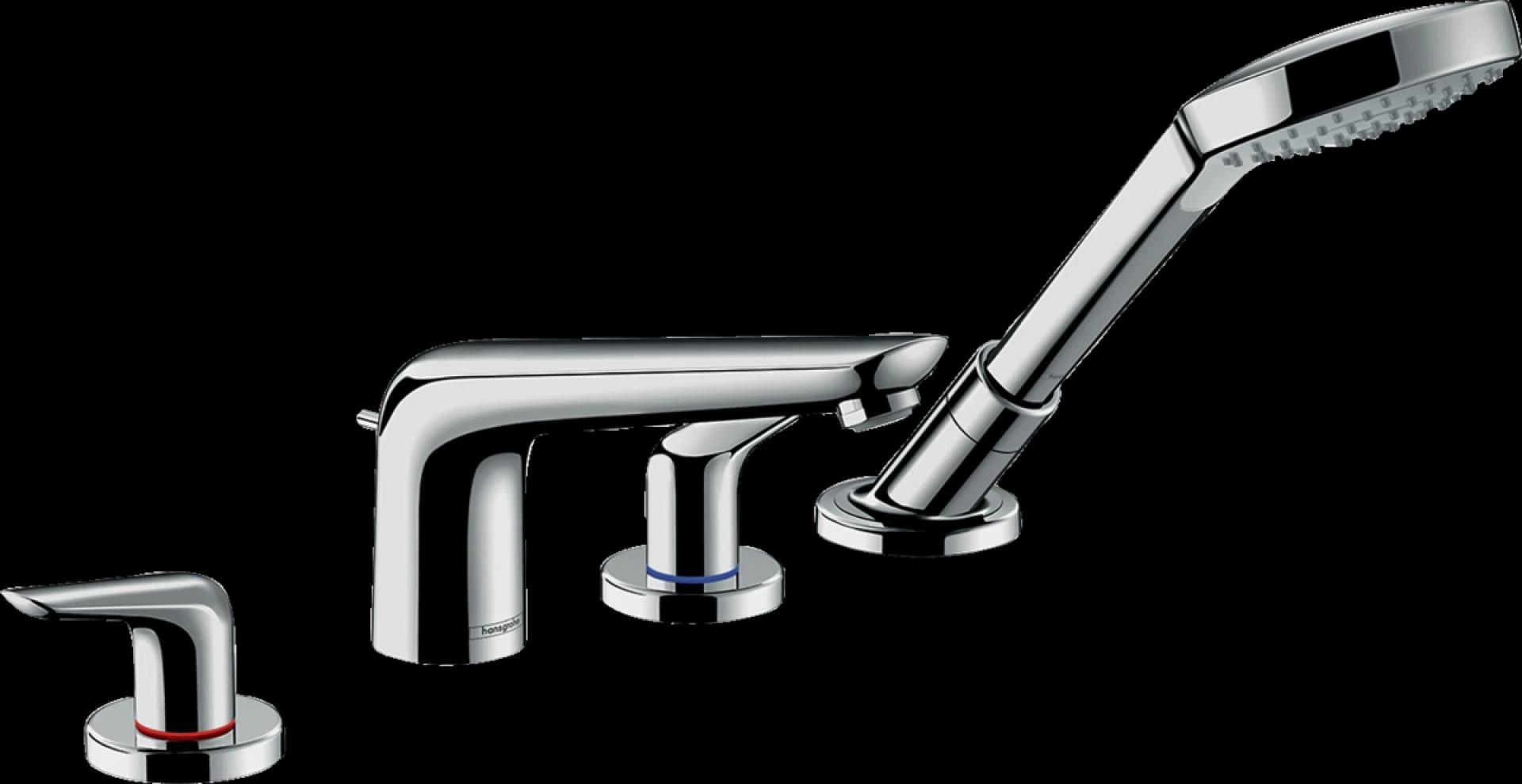 Фото - Смеситель на край ванны Hansgrohe Novus 71333000, хром - Hansgrohe