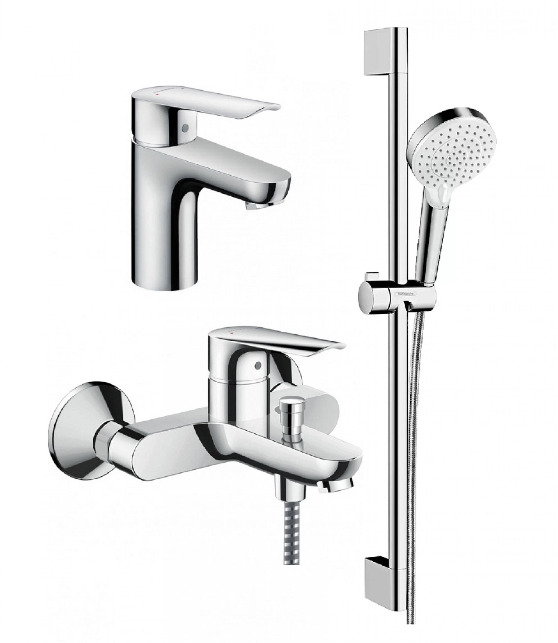 Фото - Душевой комплект Hansgrohe SET Logis E 100 (c) - Hansgrohe