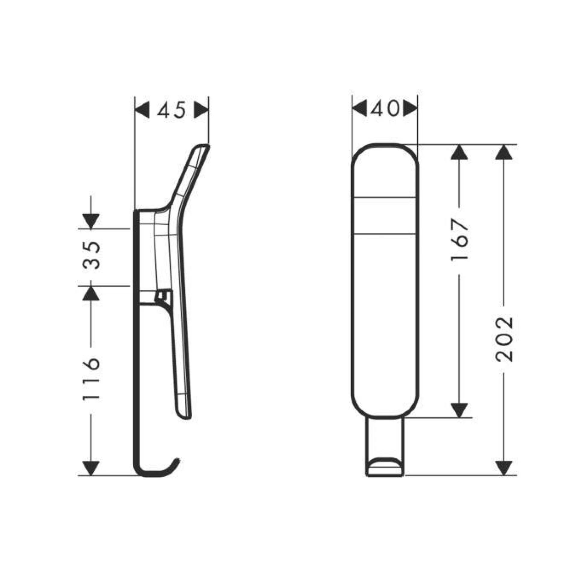 Фото - Крючок Axor Bouroullec 42601000 - Hansgrohe