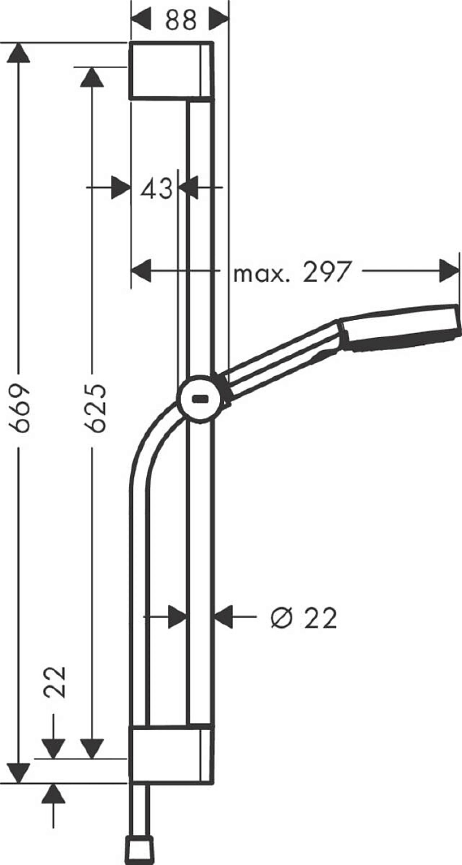 Фото - Душевой гарнитур Hansgrohe Pulsify Select 105 3jet Relaxation 24160000, хром - Hansgrohe