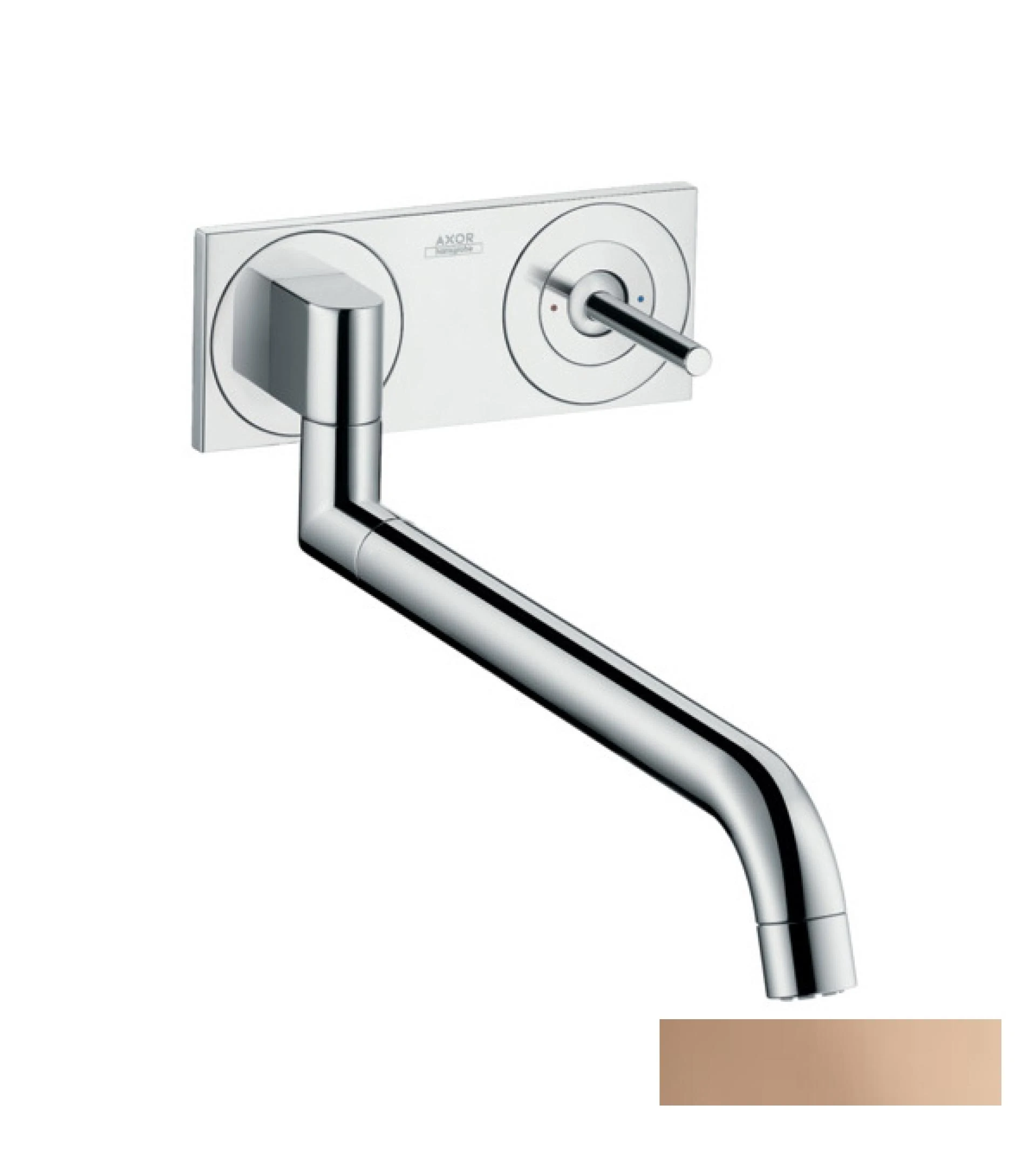 Фото - Смеситель для кухни Axor Uno 38815300, красное золото - Hansgrohe