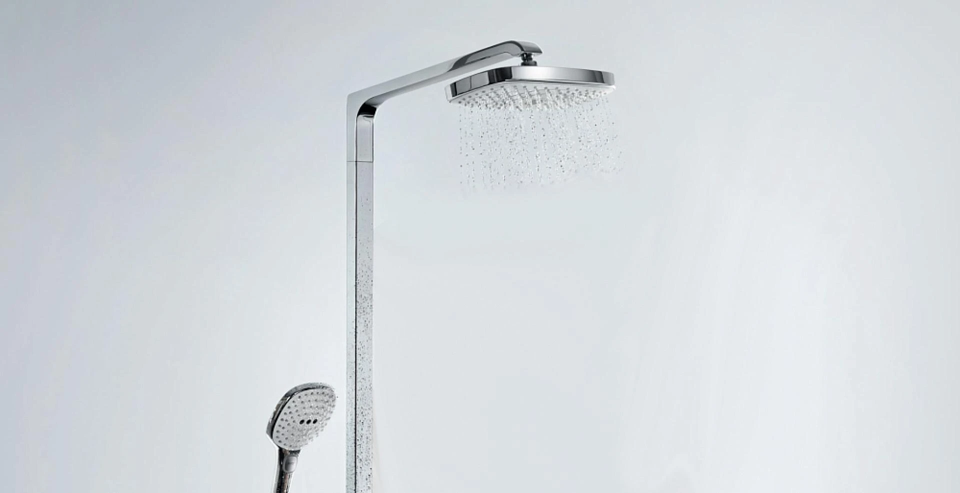 Фото - Душевая стойка Hansgrohe Raindance Select E 300 2jet 27128400 Showerpipe - Hansgrohe