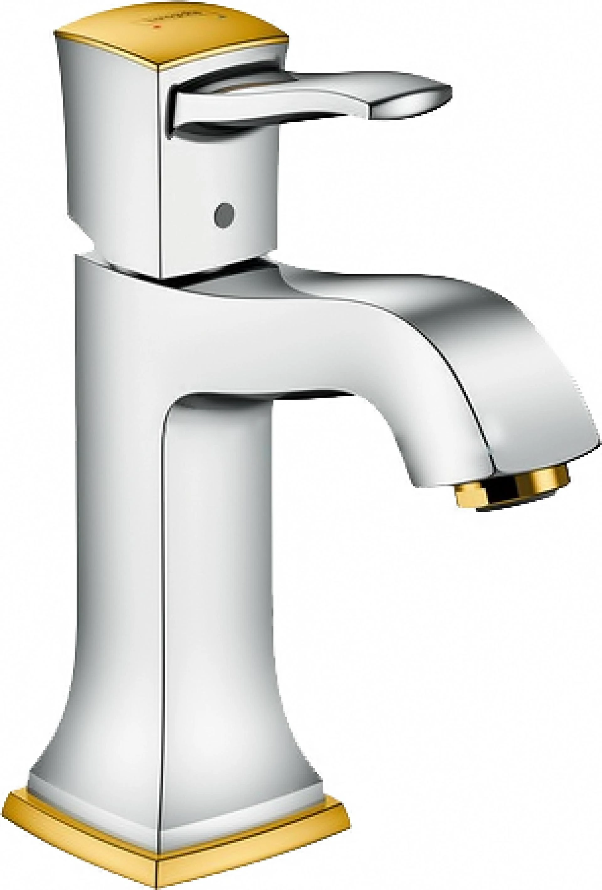 Фото - Смеситель Hansgrohe Metropol Classic 31301090 для раковины хром/золото - Hansgrohe