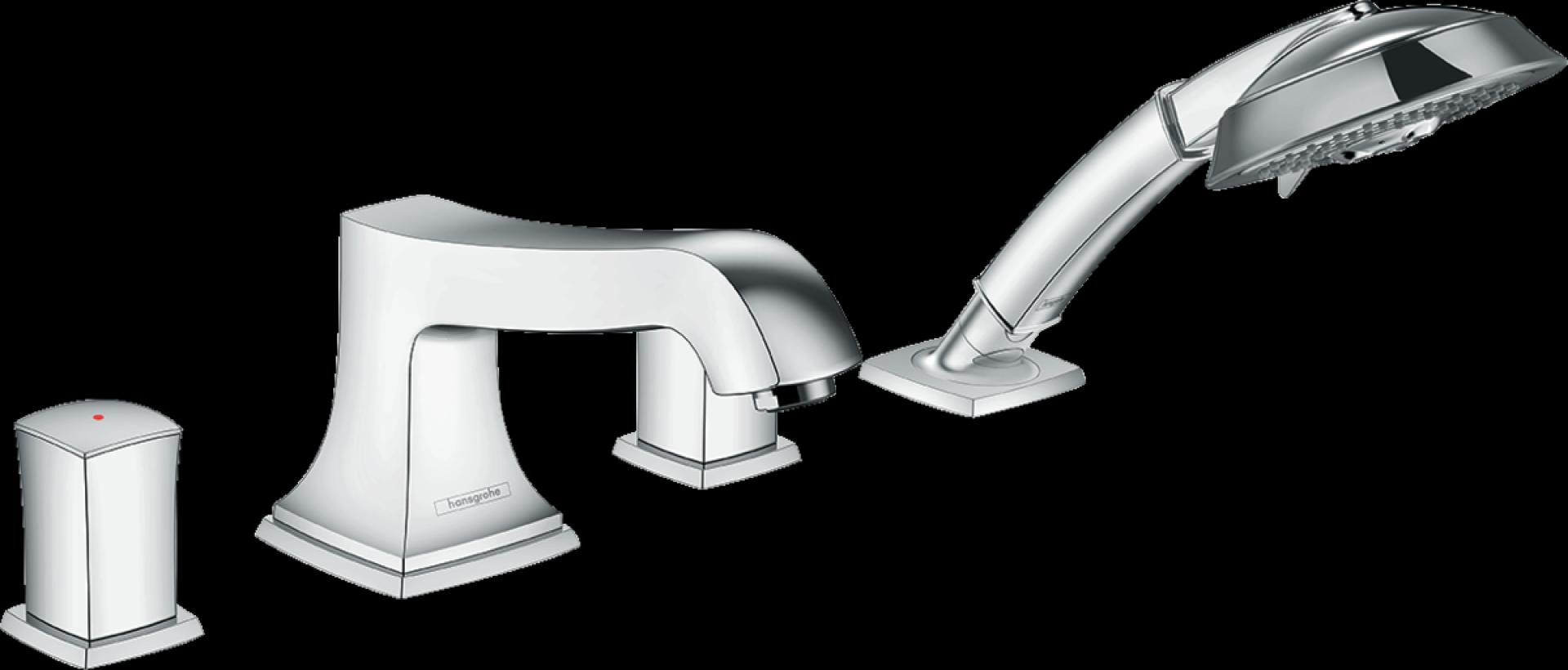 Смеситель на край ванны Hansgrohe Metropol Classic 31315000, хром