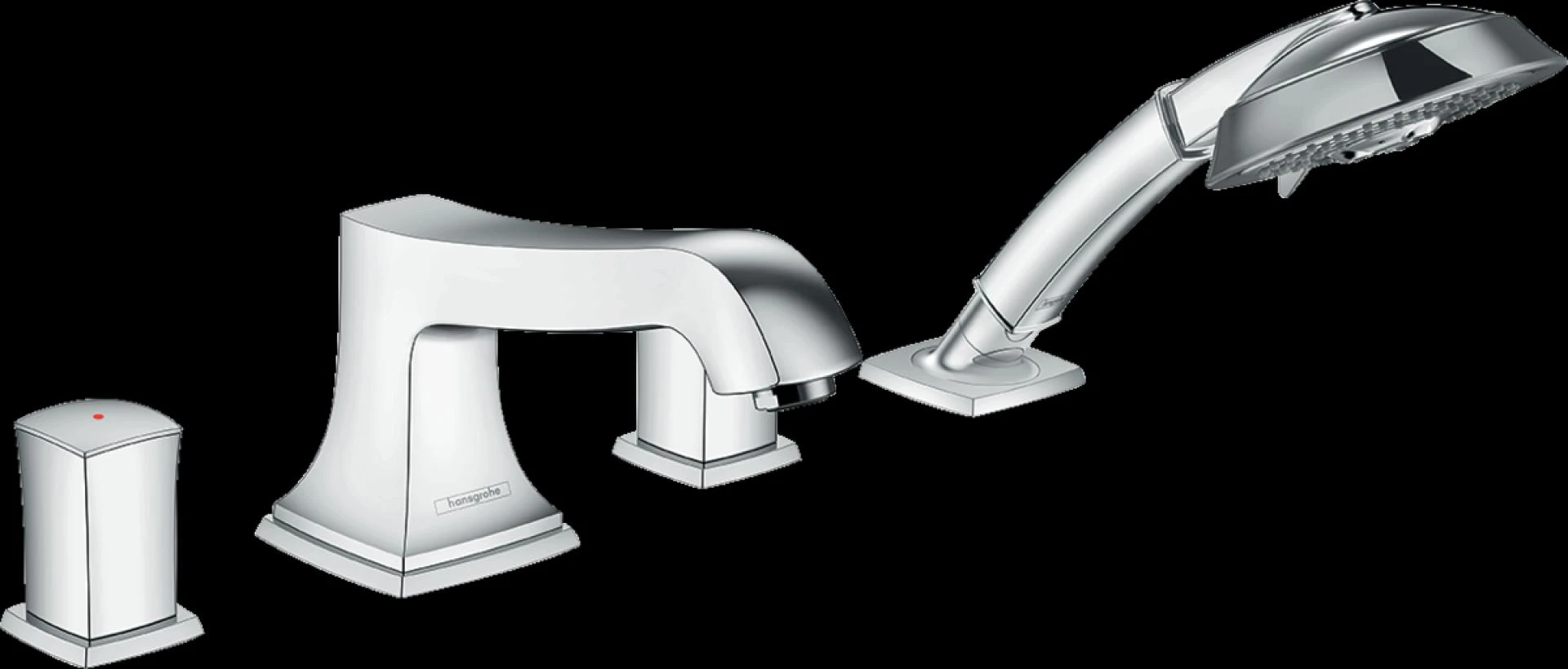 Фото - Смеситель на край ванны Hansgrohe Metropol Classic 31315000, хром - Hansgrohe