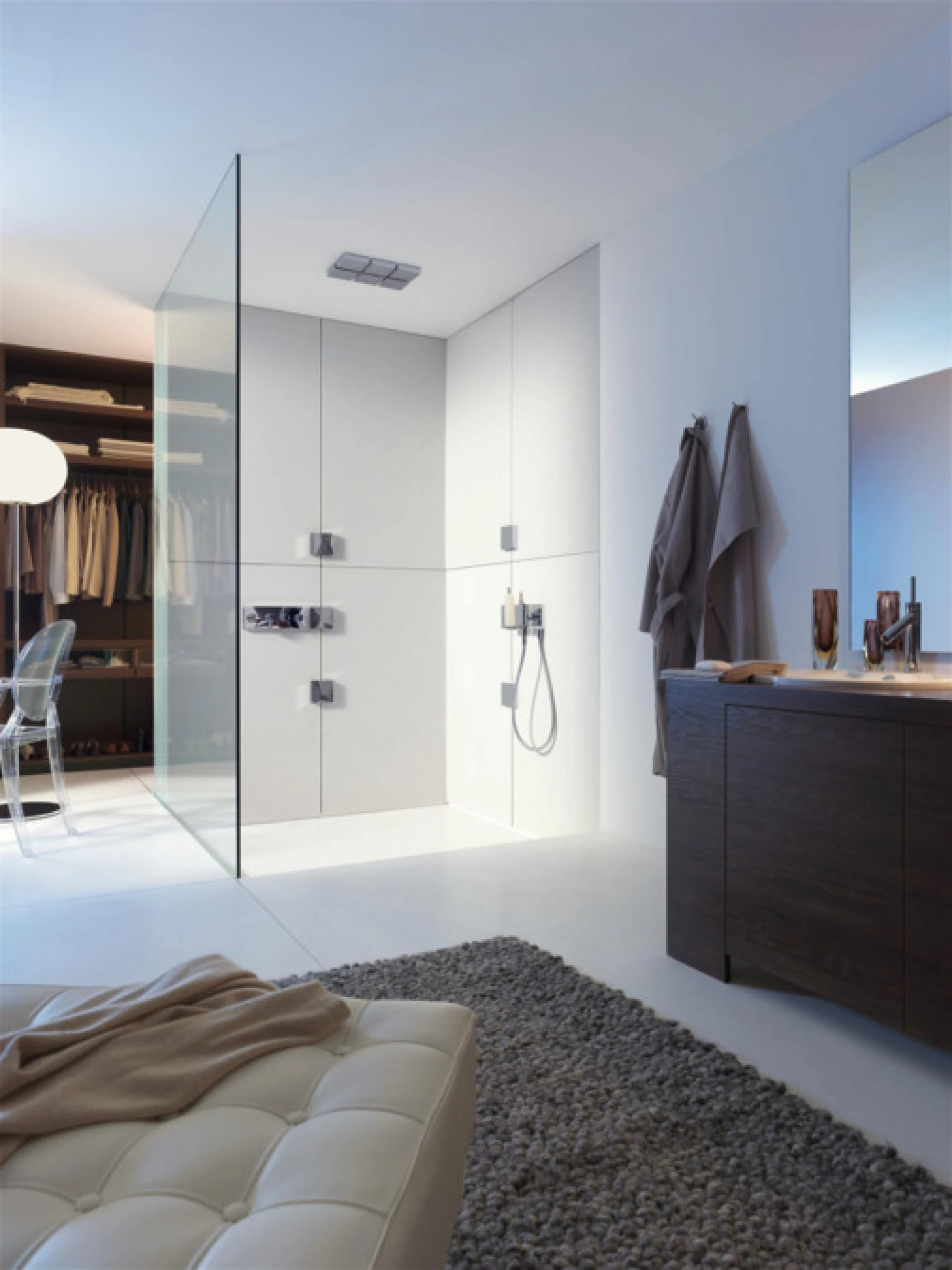 Фото - Термостат для душа Axor ShowerSolutions 10751140, бронза - Hansgrohe