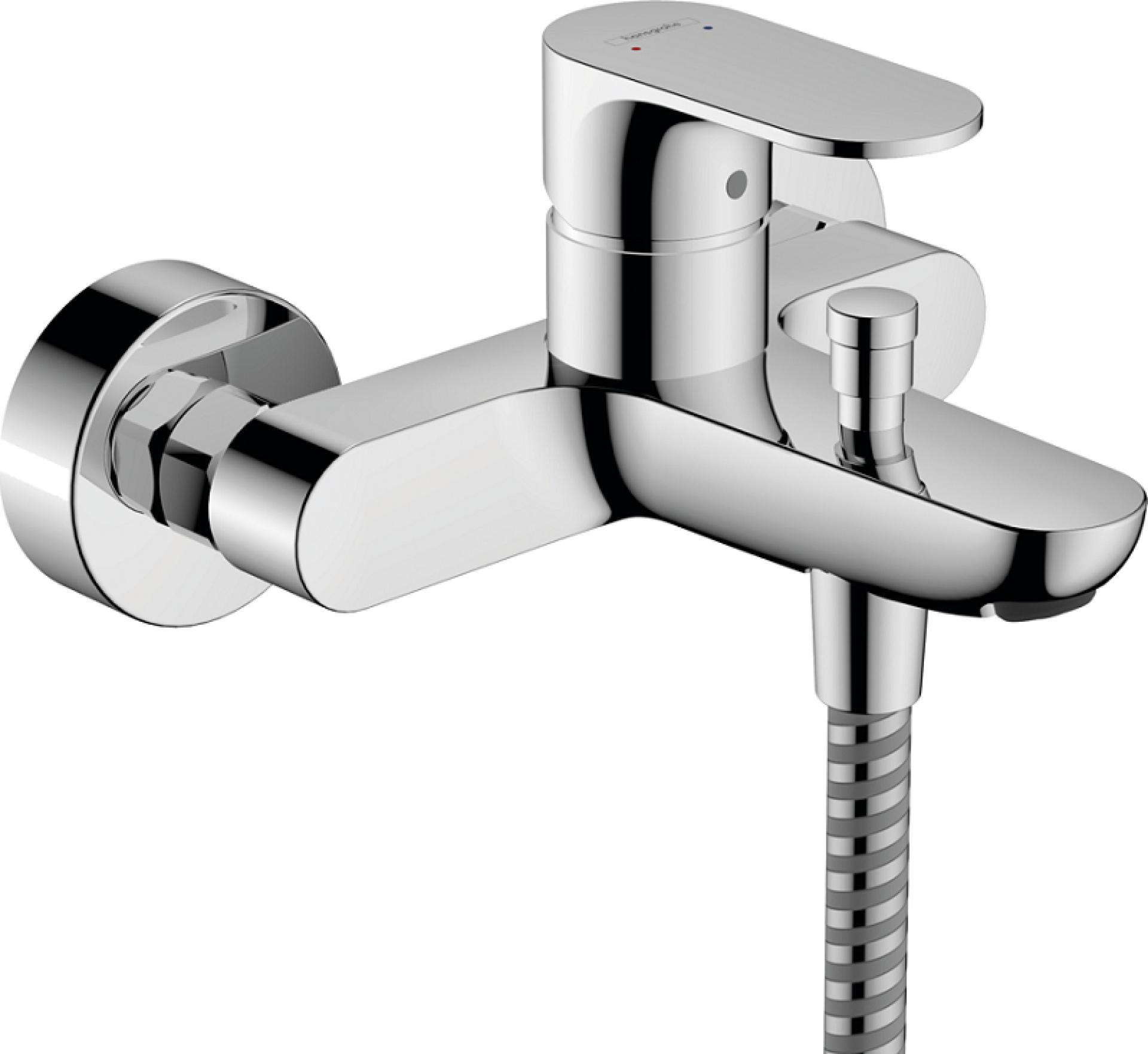 Смеситель для ванны c душем Hansgrohe Rebris S 72440000, хром