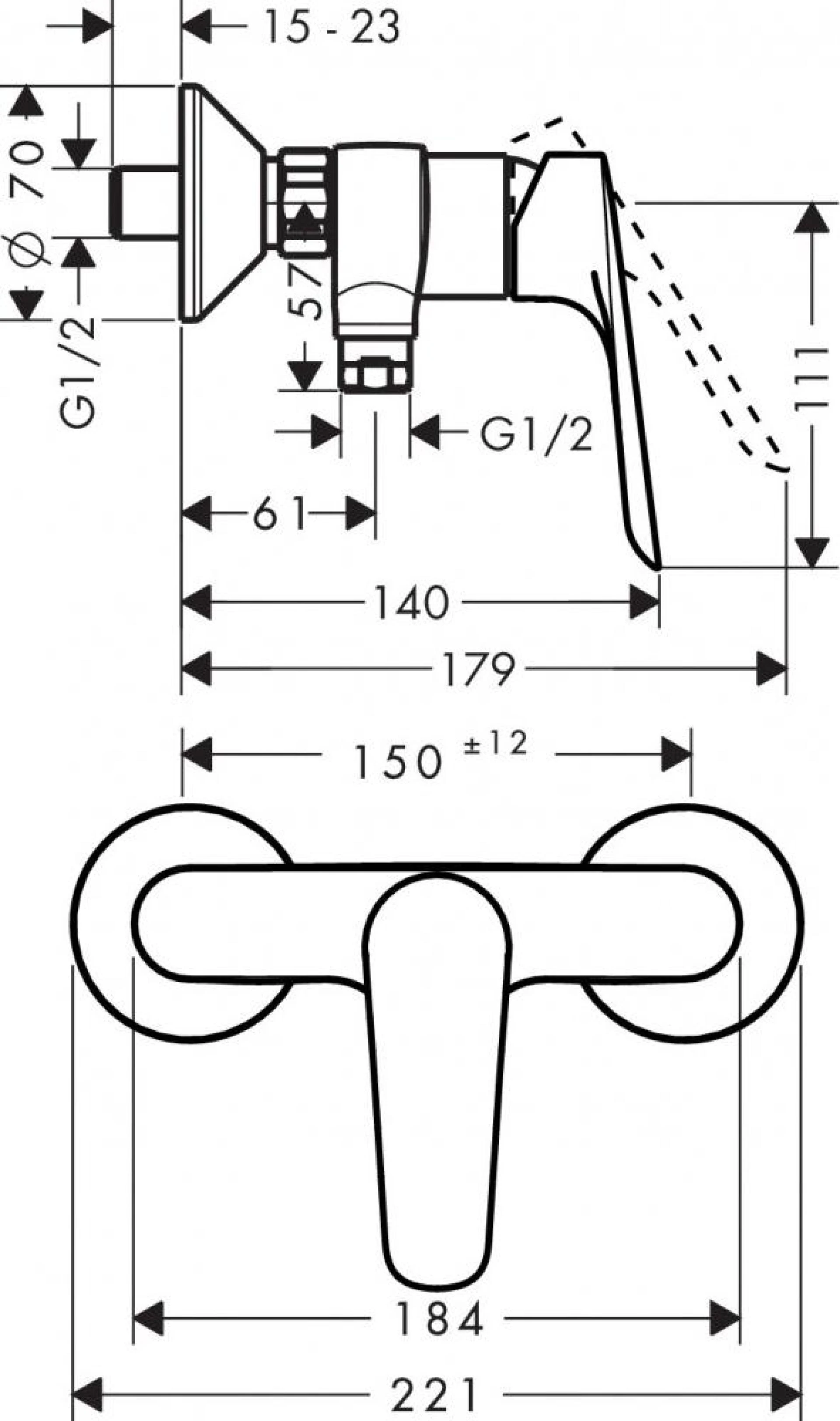 Фото - Набор для ванны Hansgrohe Logis E SetLogisE70B (71177000+71610000+26532400) - Hansgrohe