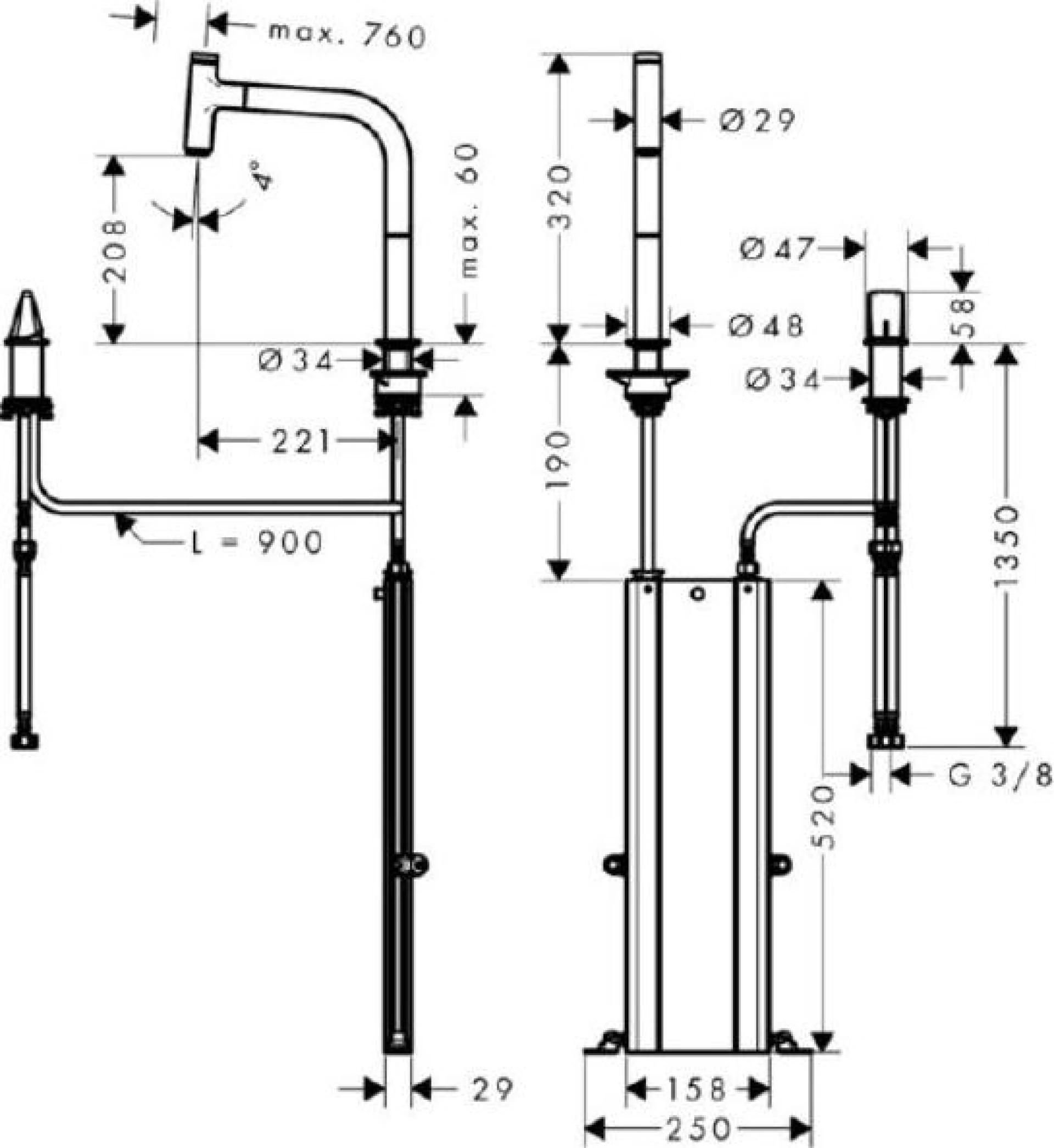 Фото - Кухонная мойка с встроенным смесителем Hansgrohe C71-F450-06 43201800 - Hansgrohe