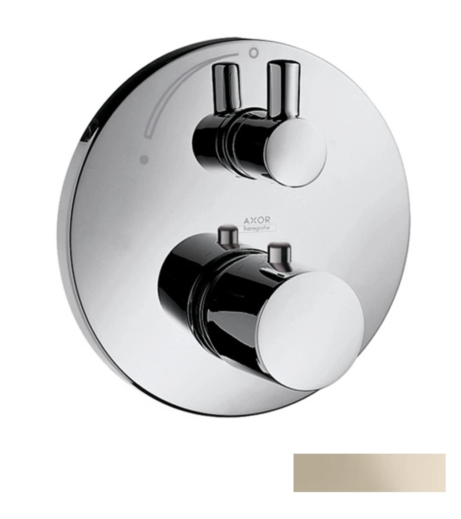 Фото - Термостат для душа Axor Uno 38700830, никель - Hansgrohe