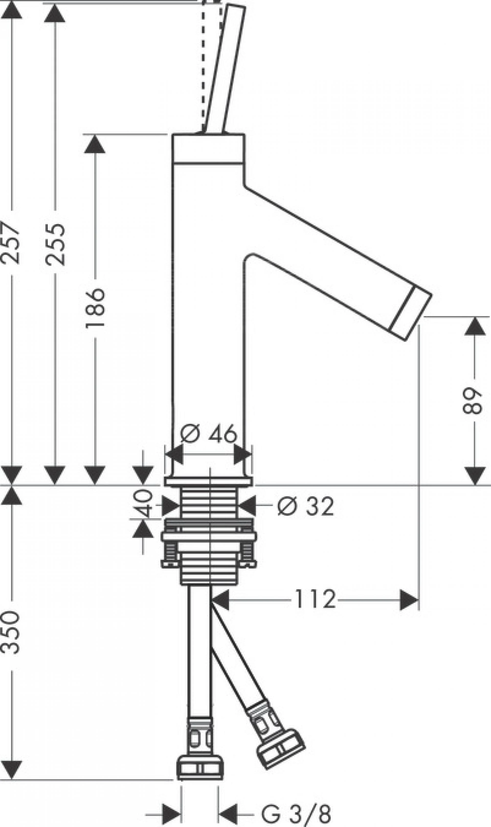 Фото - Смеситель для раковины Axor Starck 10117250, золото - Hansgrohe