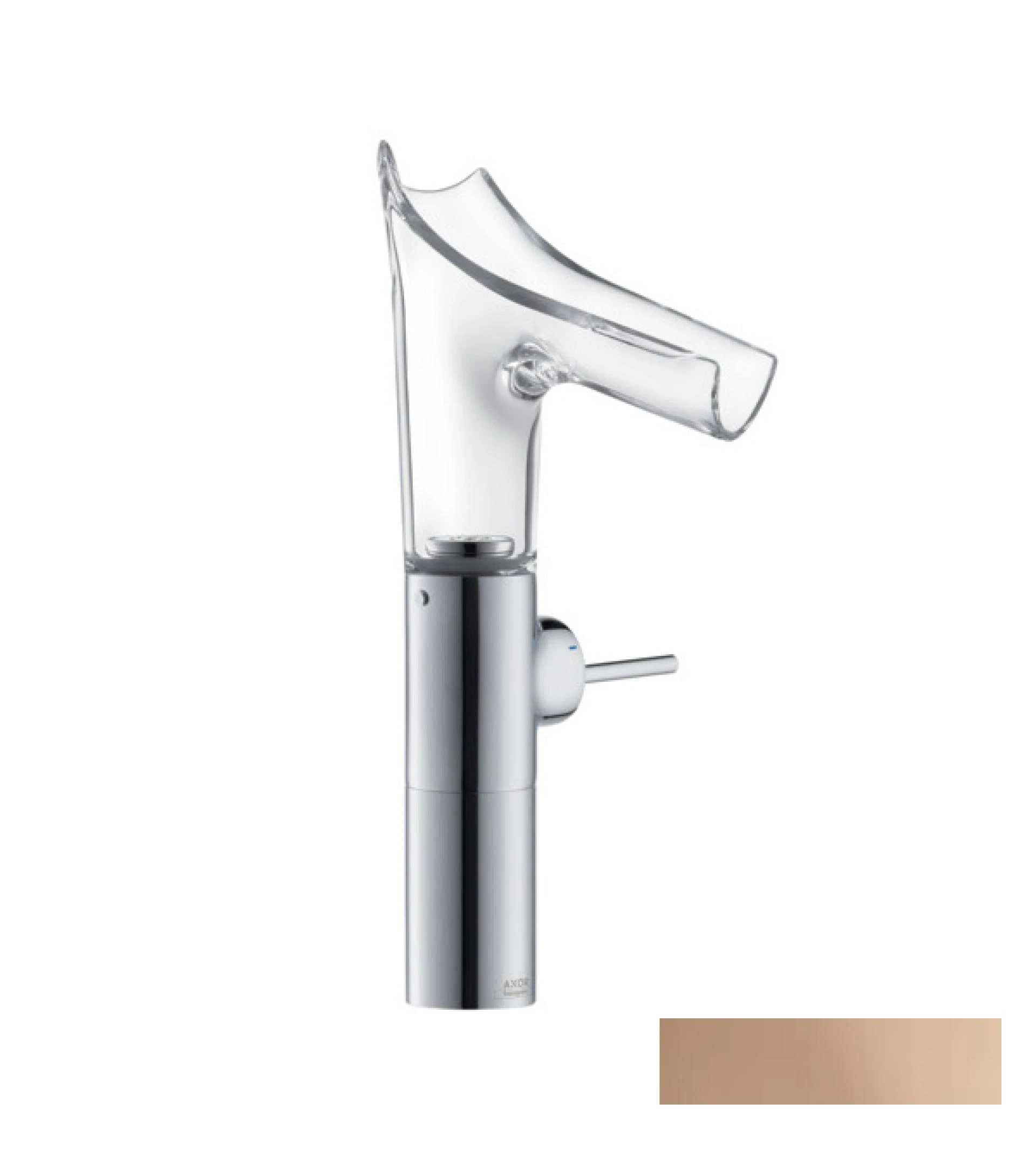 Фото - Смеситель для раковины Axor Starck V 12114300, красное золото - Hansgrohe