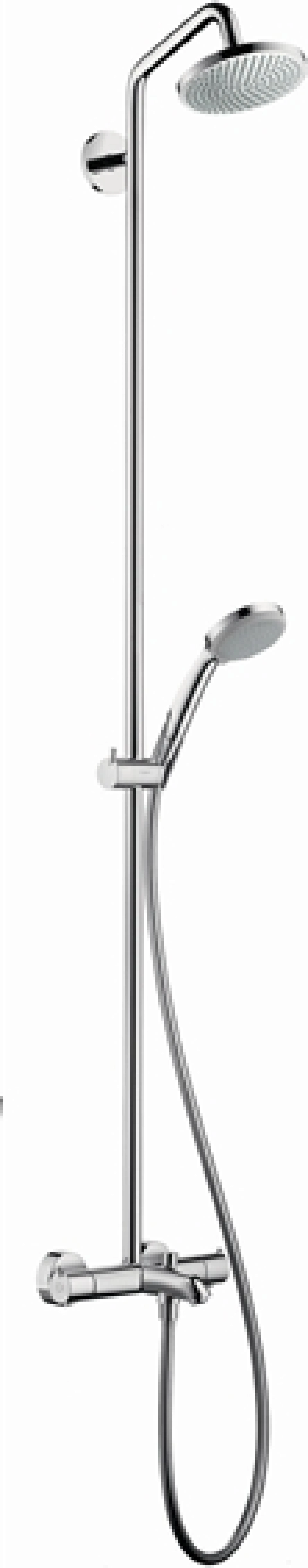 Фото - Душевая система Hansgrohe Croma 100 Showerpipe 27144000 - Hansgrohe