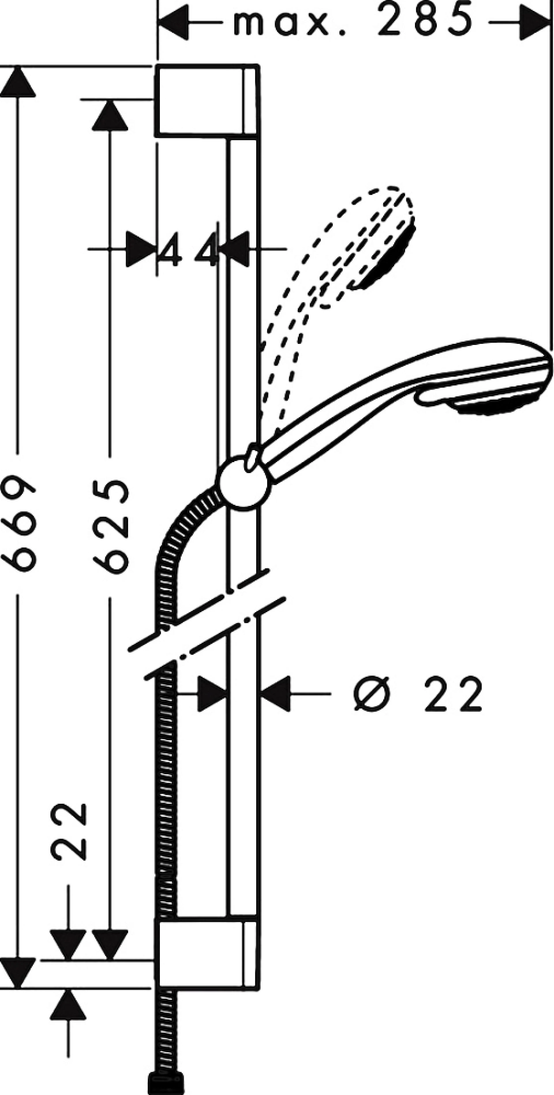 Фото - Душевой гарнитур Hansgrohe Crometta 85 Vario 27763000 Unica Crometta - Hansgrohe