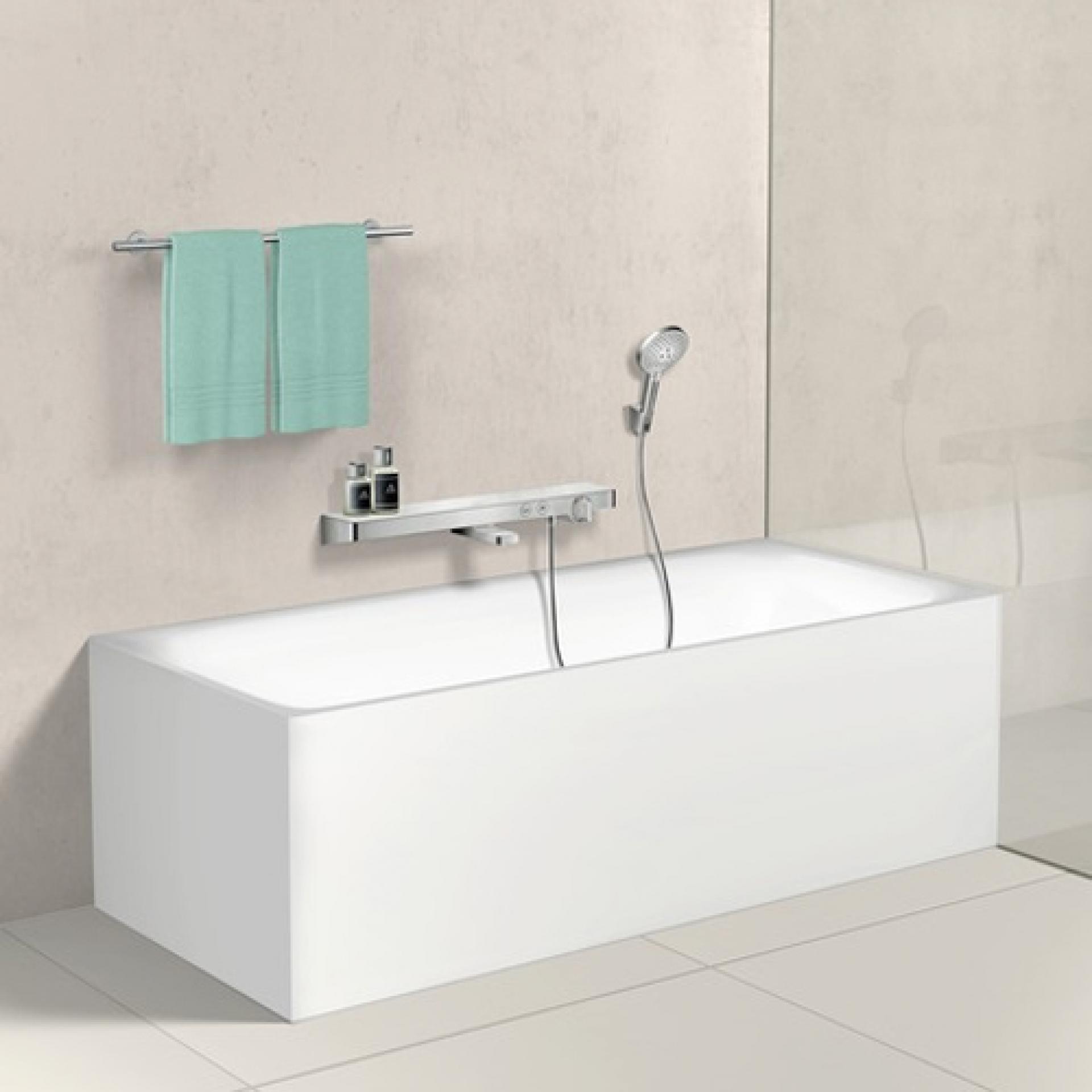 Фото - Термостат для ванны хром/белый Hansgrohe ShowerTablet Select 13183400 - Hansgrohe