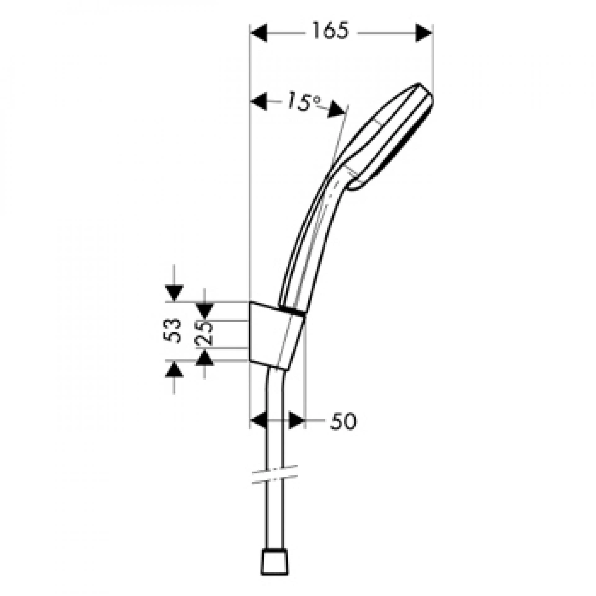 Фото - Душевой гарнитур Hansgrohe Croma 100 Multi 27593000 Porter'S - Hansgrohe