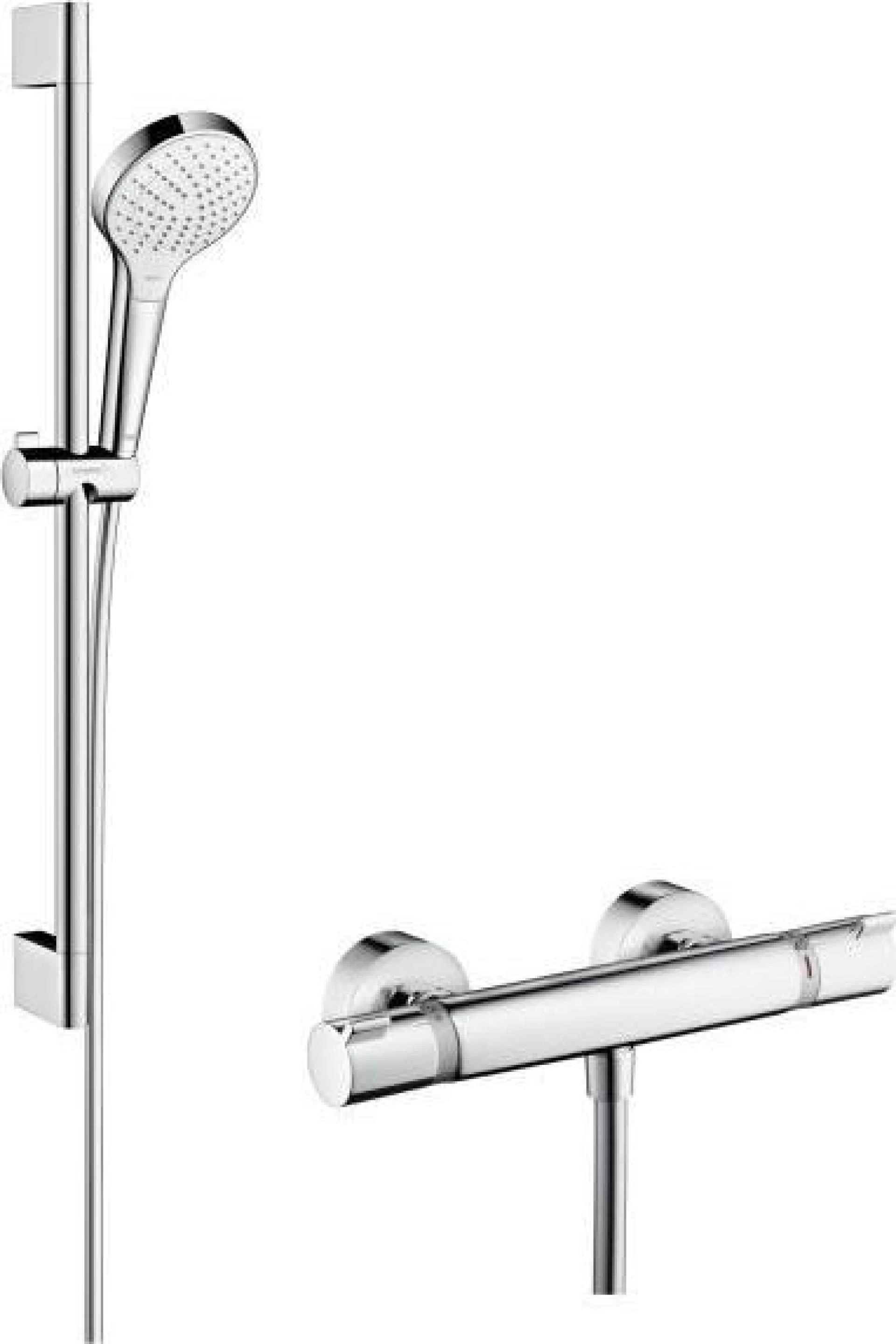 Фото - Душевой набор хром/белый Hansgrohe Croma Select S 27014400 - Hansgrohe