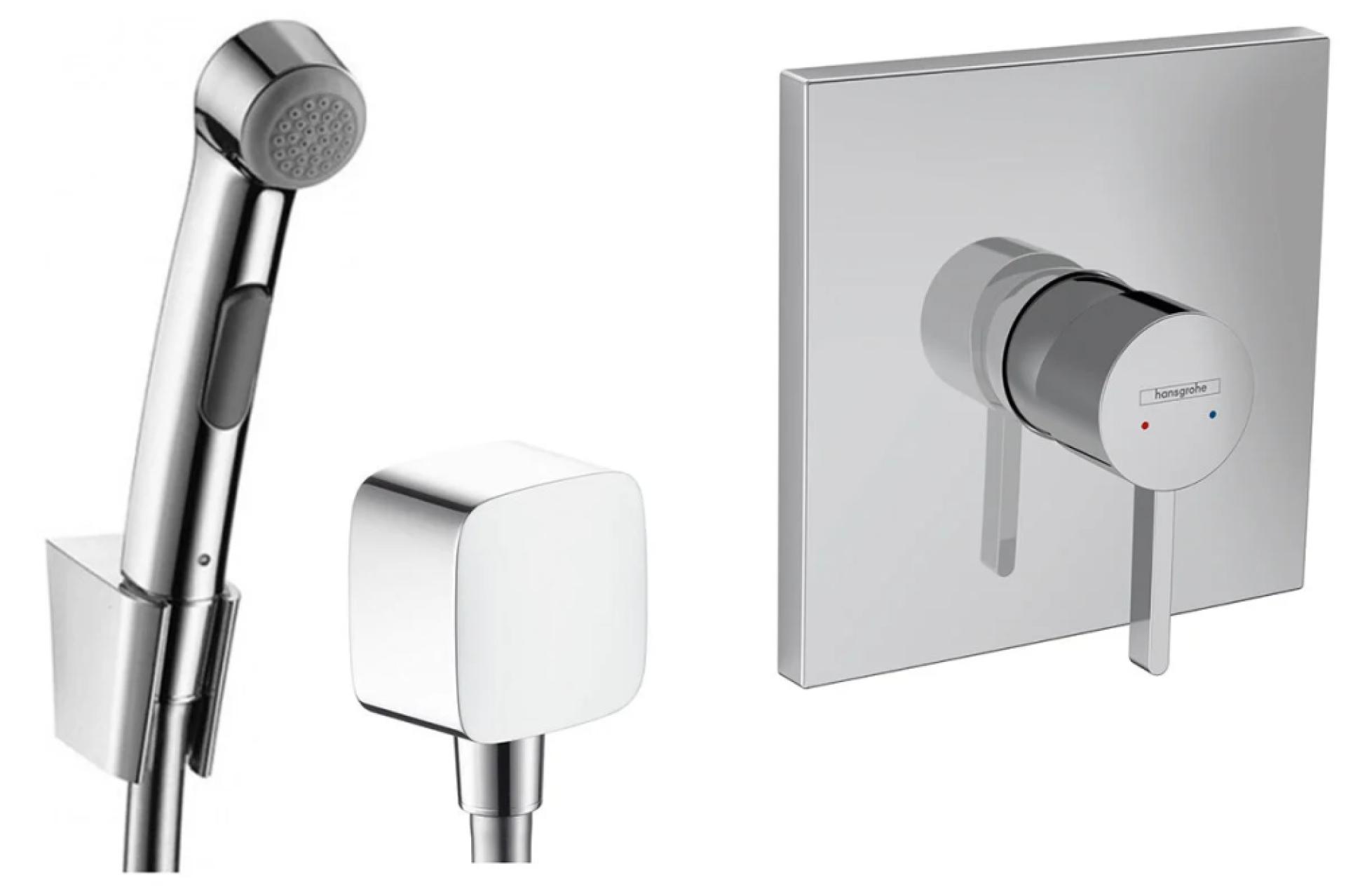 Душ гигиенический  Hansgrohe  32128000/26457000/76615000/01800180 хром