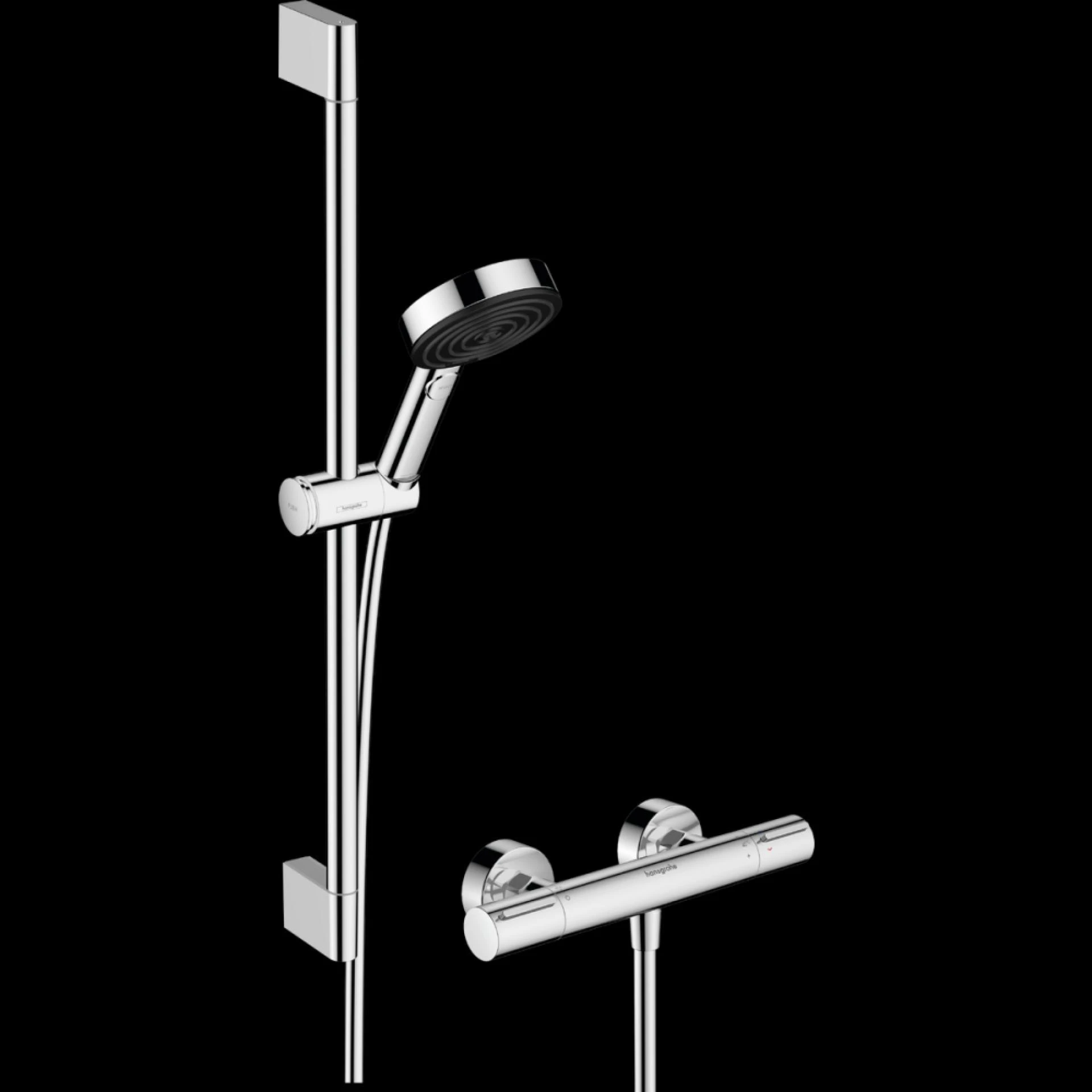 Фото - Душевой комплект Hansgrohe Ecostat 24272000 хром - Hansgrohe