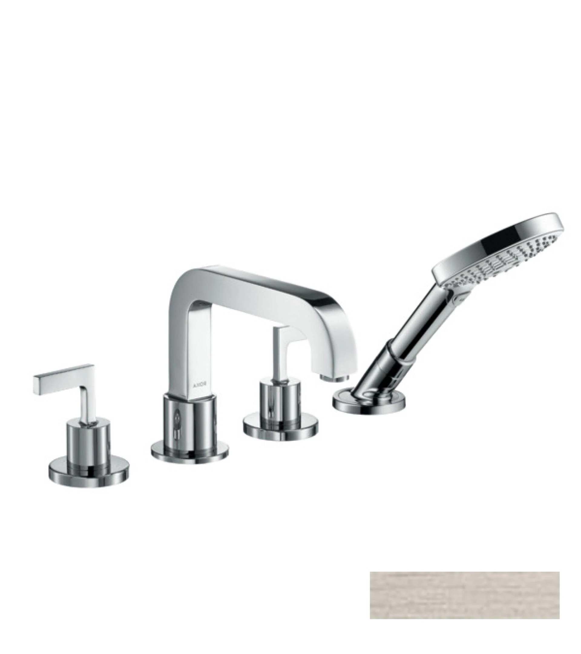 Фото - Смеситель на край ванны Axor Citterio 39446800, сталь - Hansgrohe