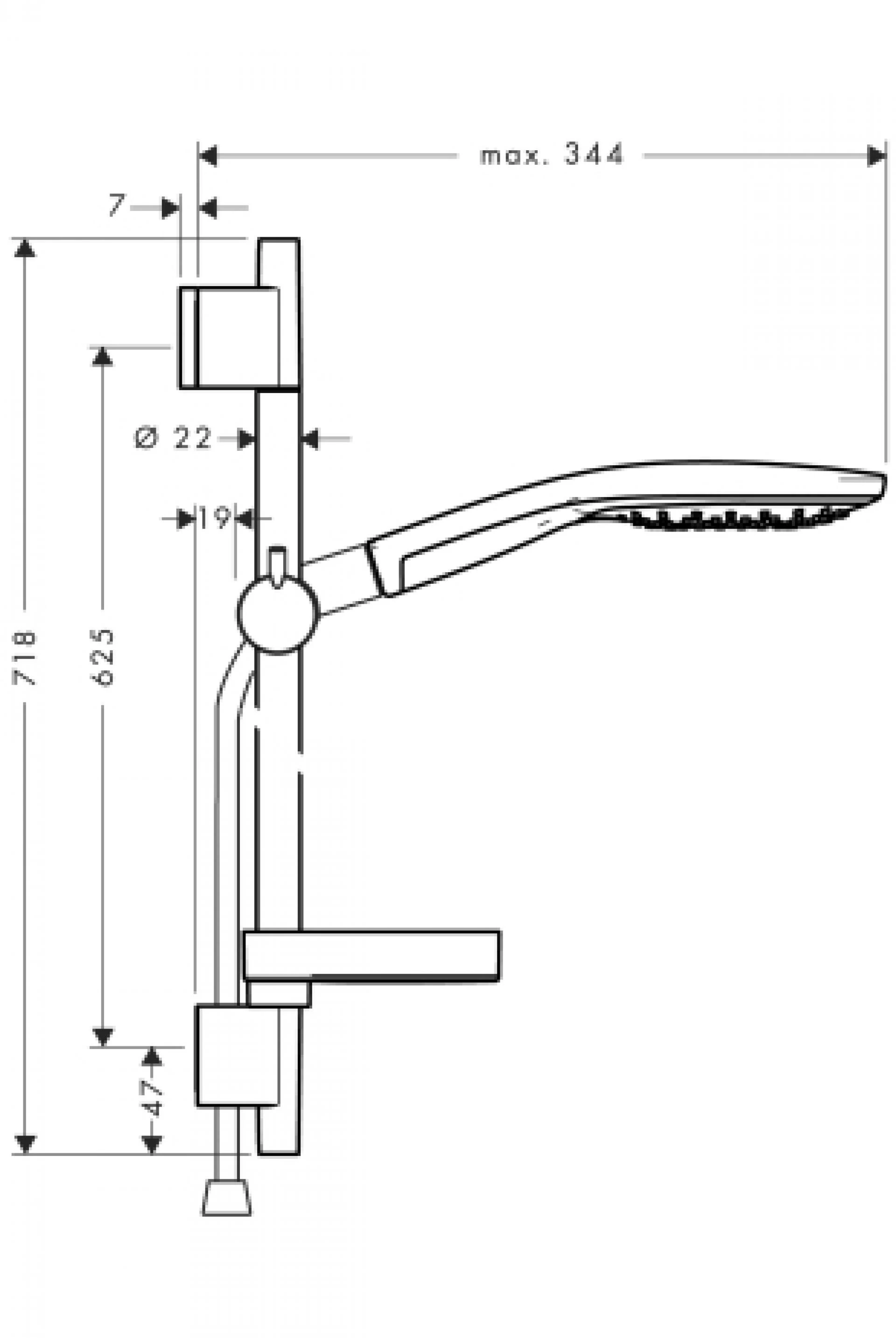 Фото - Душевой гарнитур Hansgrohe Raindance Select S 150 3iet 27802000 - Hansgrohe