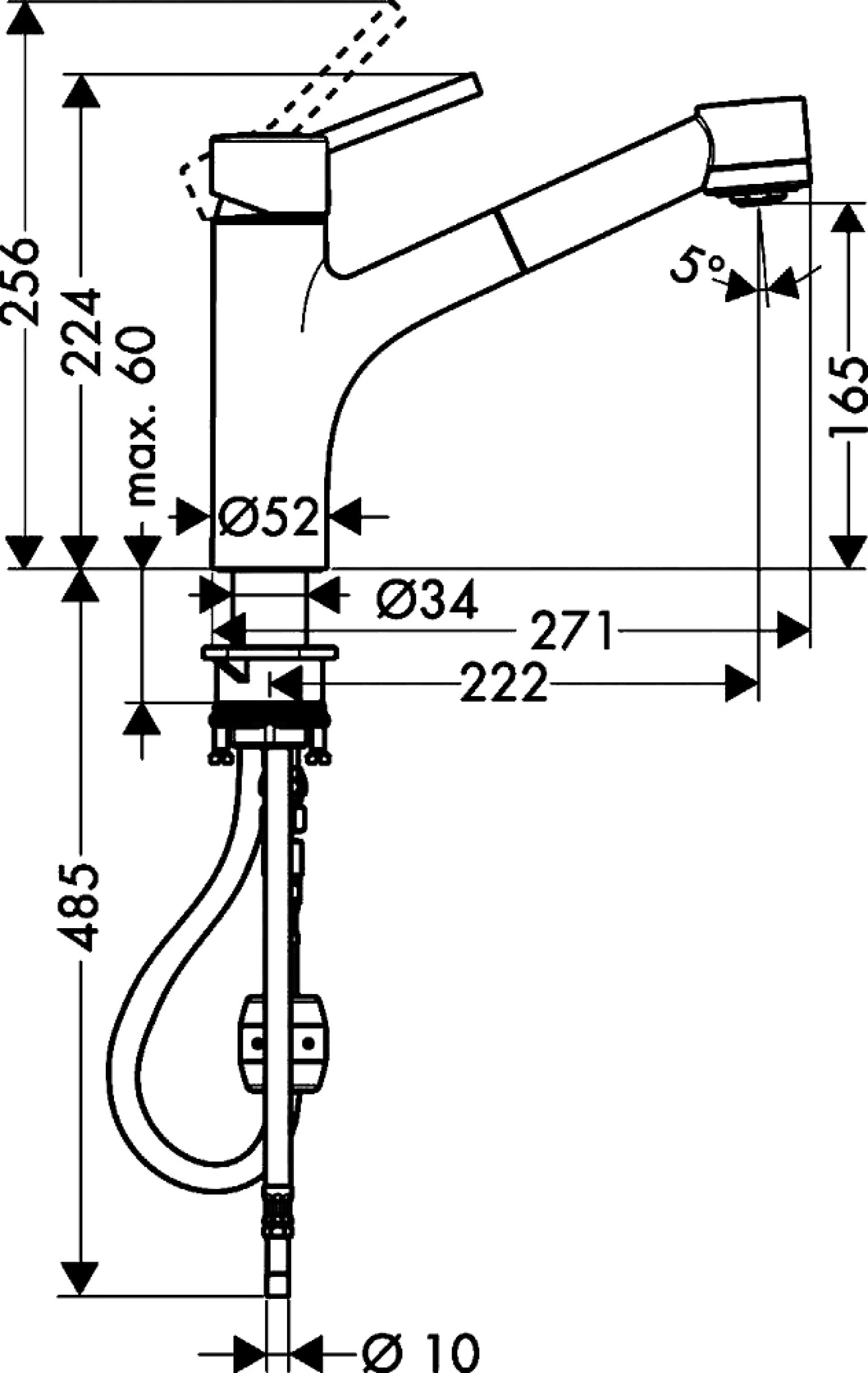 Фото - Смеситель Hansgrohe Talis S 32841000 для кухонной мойки - Hansgrohe