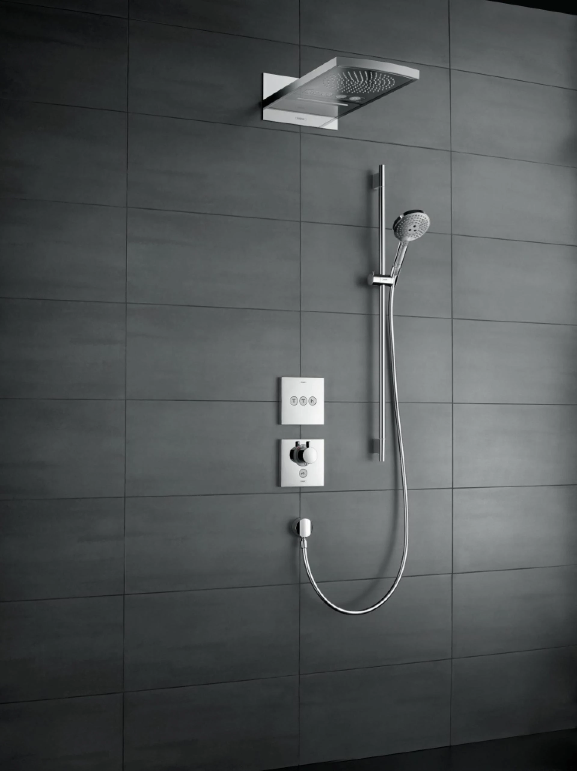 Фото - Термостат Hansgrohe ShowerSelect Highfow 15761000 для душа - Hansgrohe