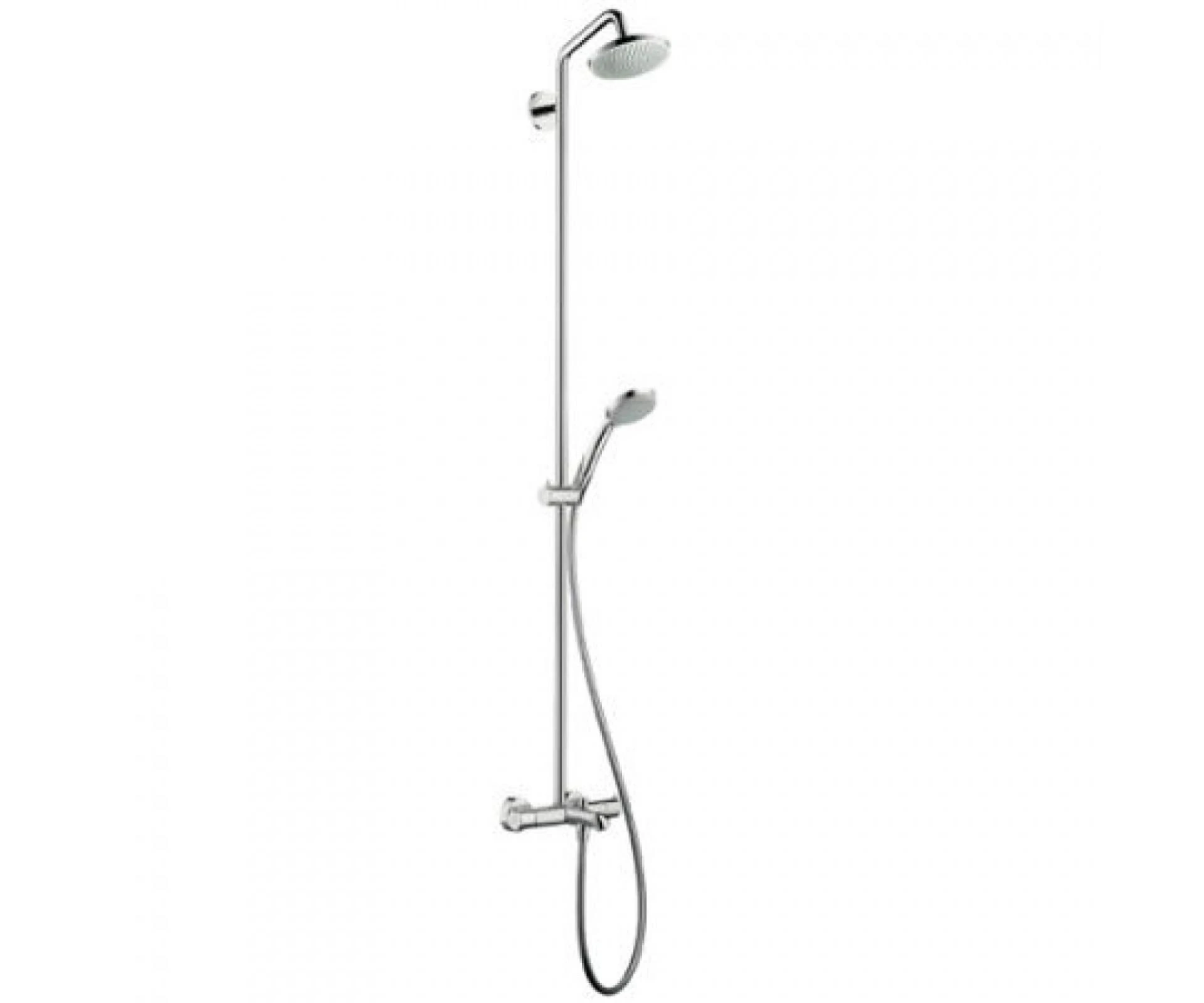 Фото - Душевая система Hansgrohe Croma 100 Showerpipe 160 27201000 - Hansgrohe