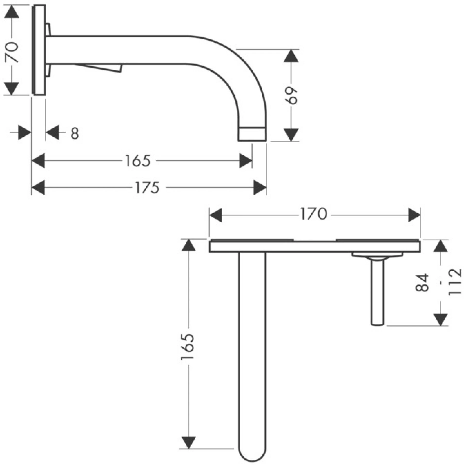 Фото - Смеситель для раковины Axor Uno 38112800, сталь - Hansgrohe