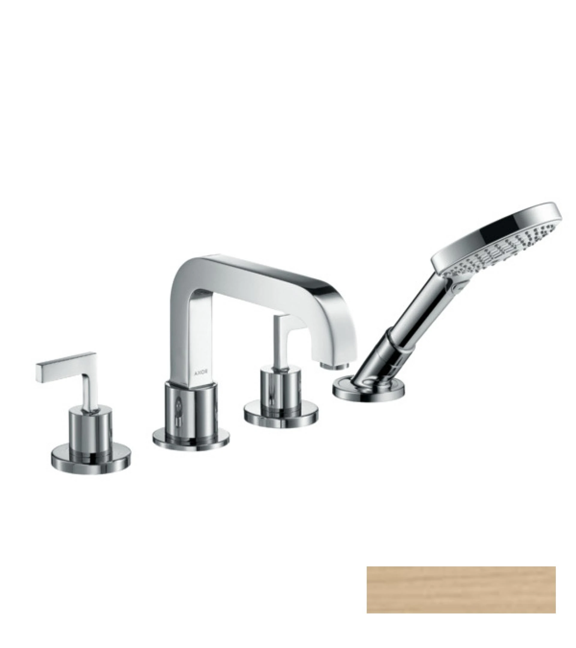 Фото - Смеситель на край ванны Axor Citterio 39454140, бронза - Hansgrohe