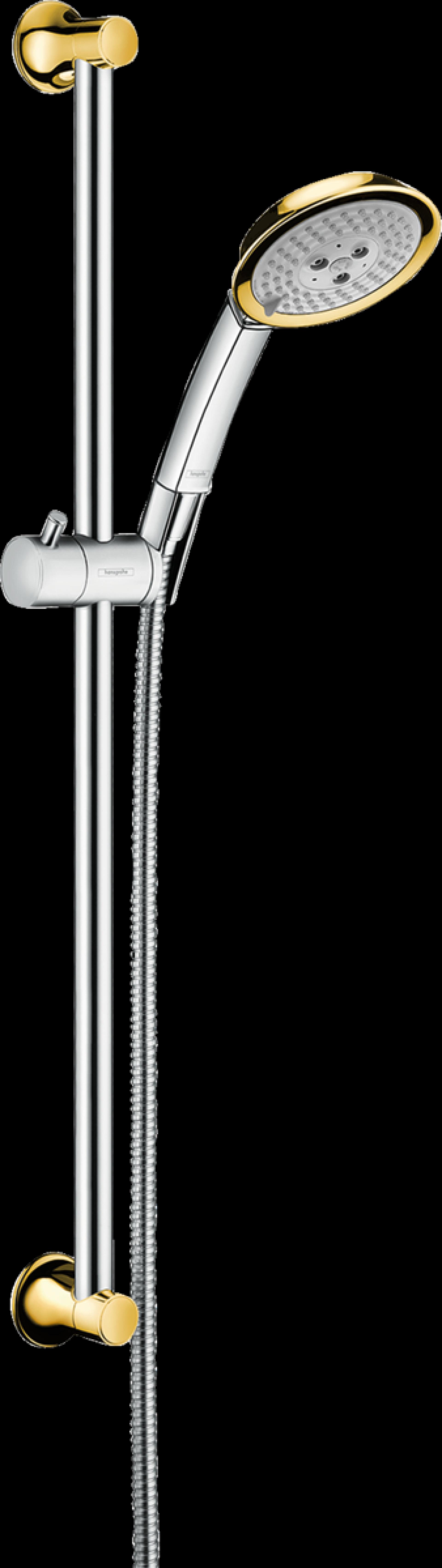 Душевой гарнитур Hansgrohe Raindance Classic 27843090, хром золото