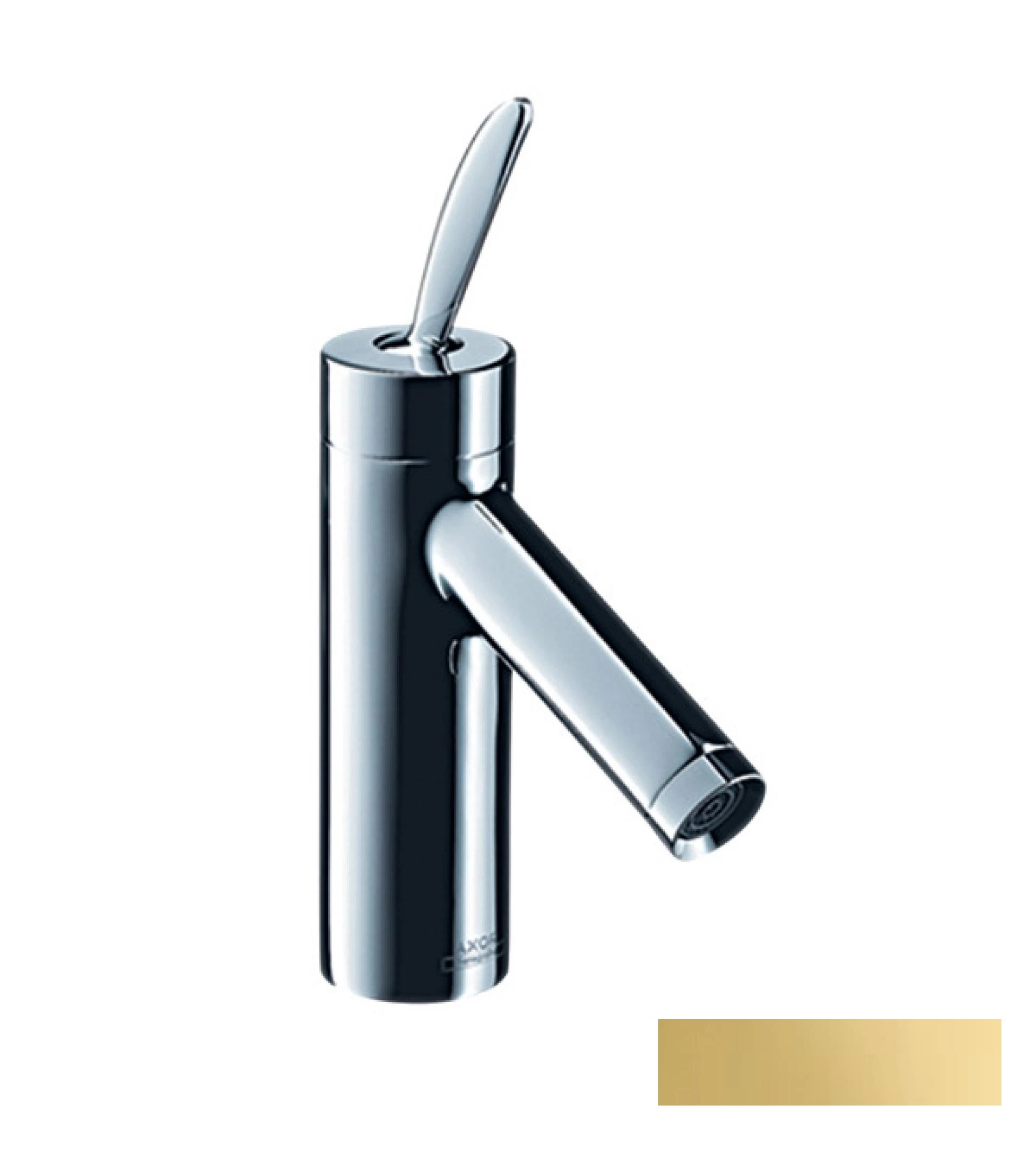 Фото - Смеситель для раковины Axor Starck Classic 10018990, золото - Hansgrohe