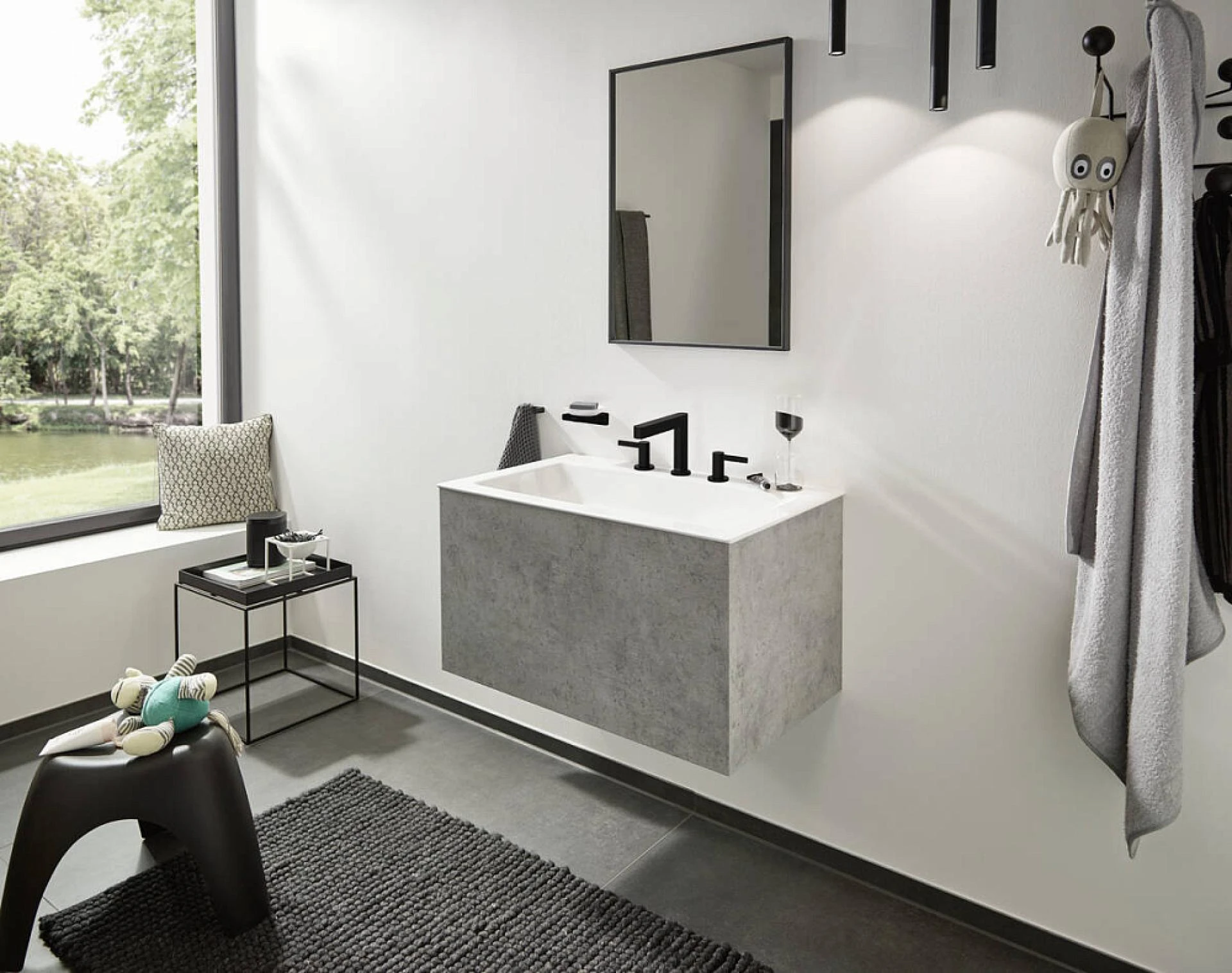 Фото - Мыльница Hansgrohe AddStoris 41746670, черный матовый - Hansgrohe