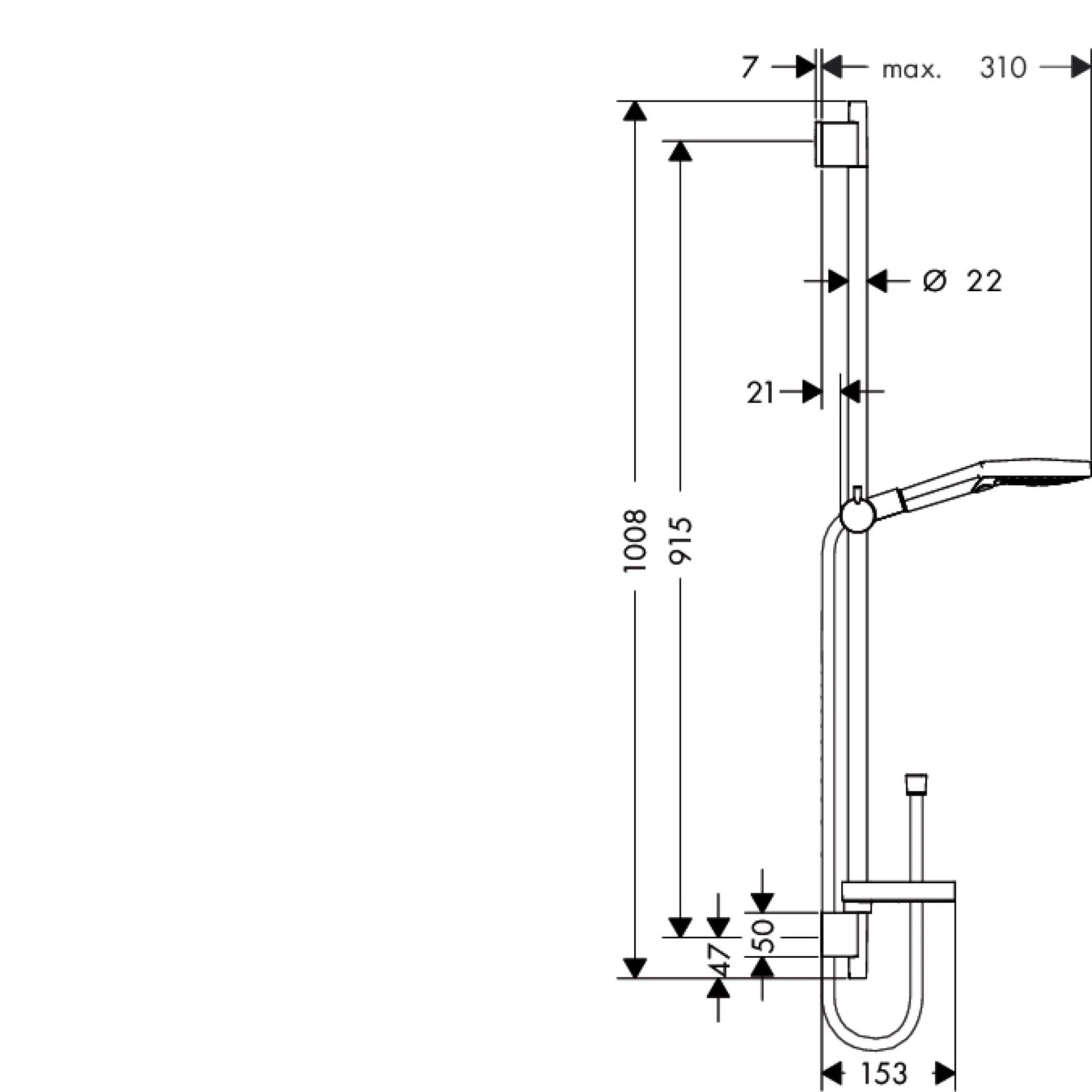 Фото - Душевой гарнитур Hansgrohe Raindance Select S 120 3iet 26631000 - Hansgrohe