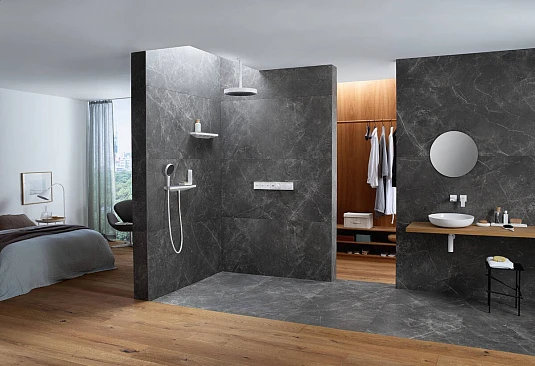 Фото - Шланговое подключение Hansgrohe Rainfinity 26843700, белый - Hansgrohe