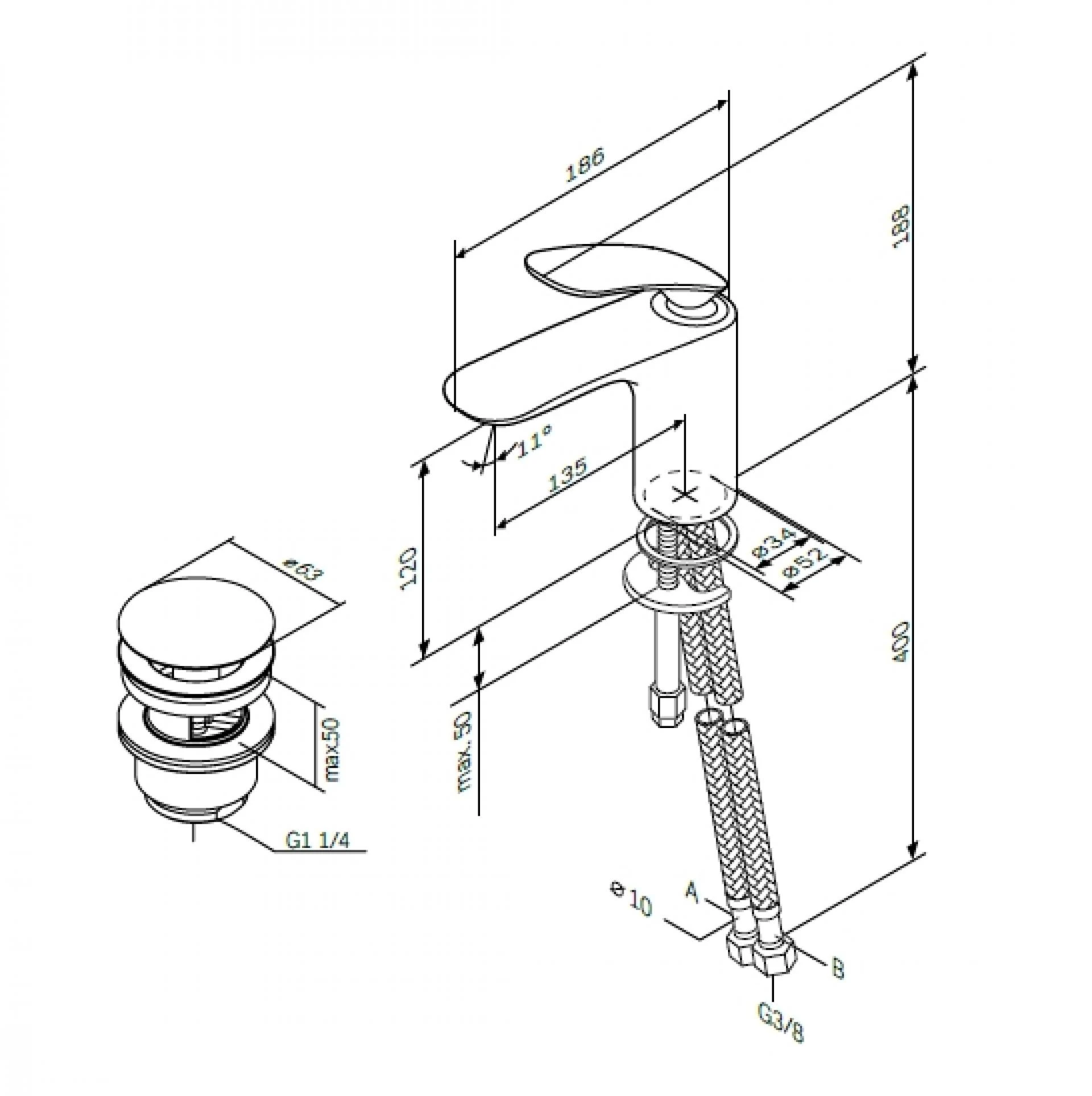 Фото - Смеситель для раковины Am.Pm Sensation F3082164 - Hansgrohe