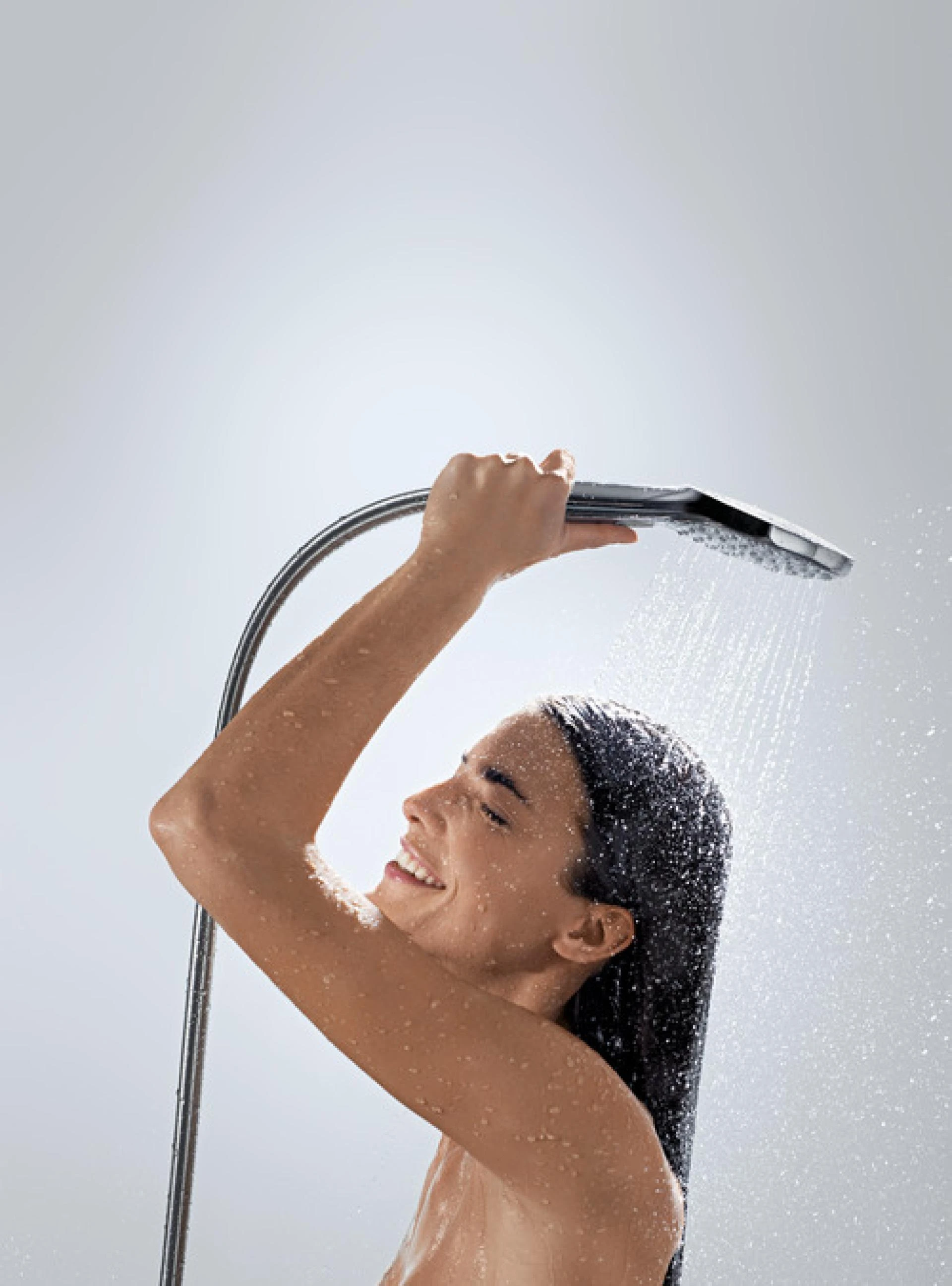 Фото - Ручной душ Hansgrohe Raindance Select E 120 Air 3jet 26520140, шлифованная бронза - Hansgrohe