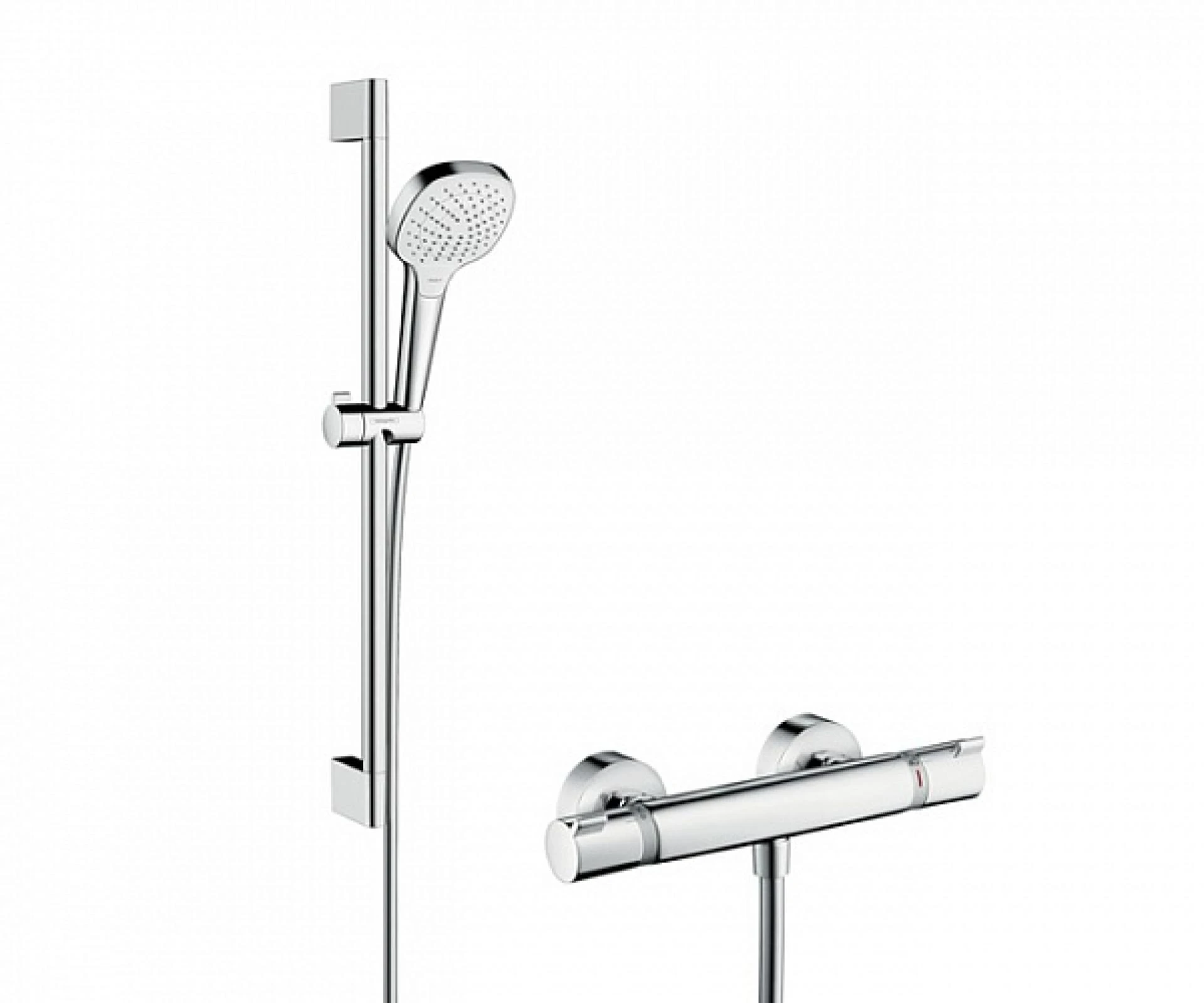 Фото - Душевой набор хром/белый Hansgrohe Croma Select E 27081400 - Hansgrohe