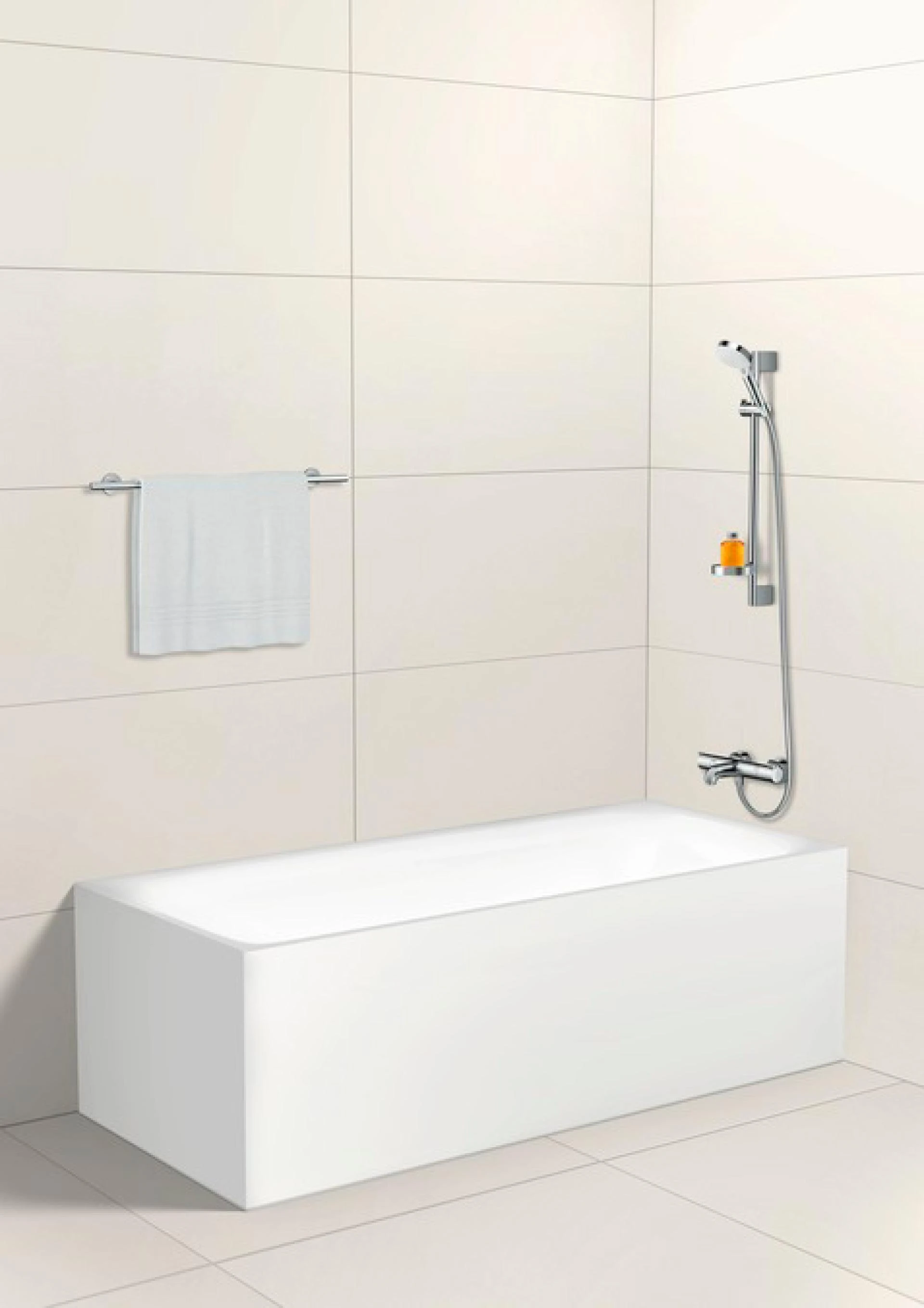 Фото - Душевой гарнитур Hansgrohe Crometta Vario 650 26553400 с мыльницей - Hansgrohe