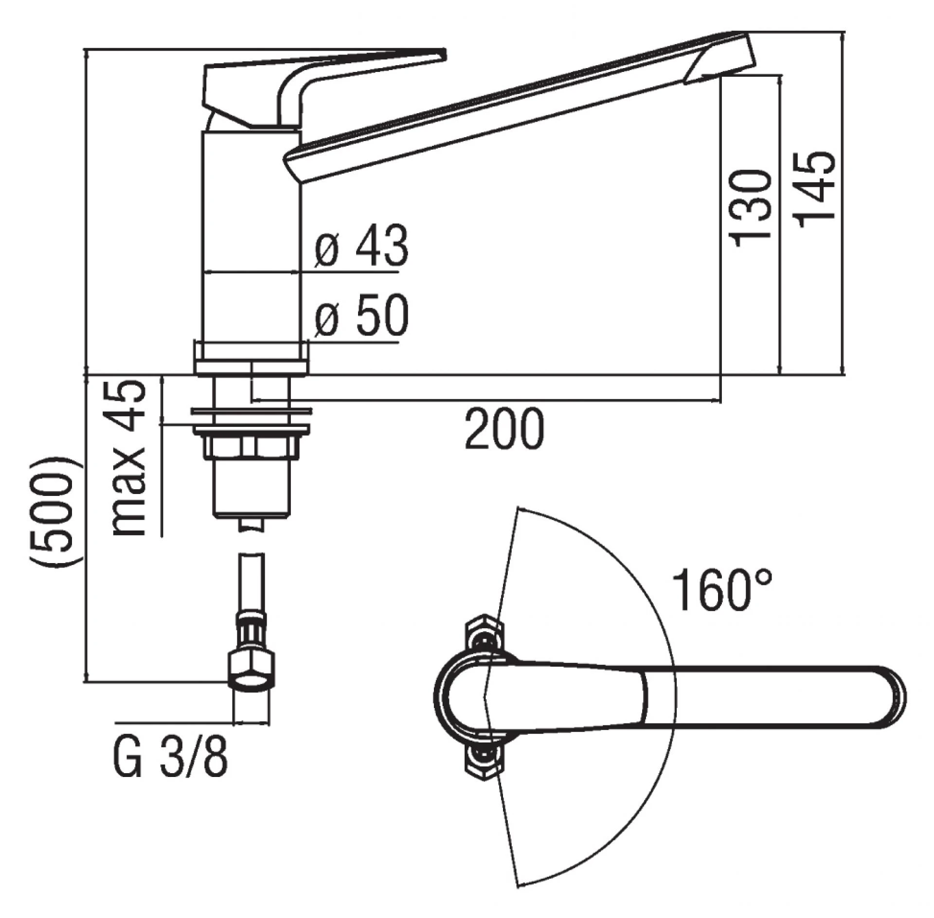 Фото - Смеситель для кухонной мойки Nobili Nobi NB84113/1CR, хром - Hansgrohe