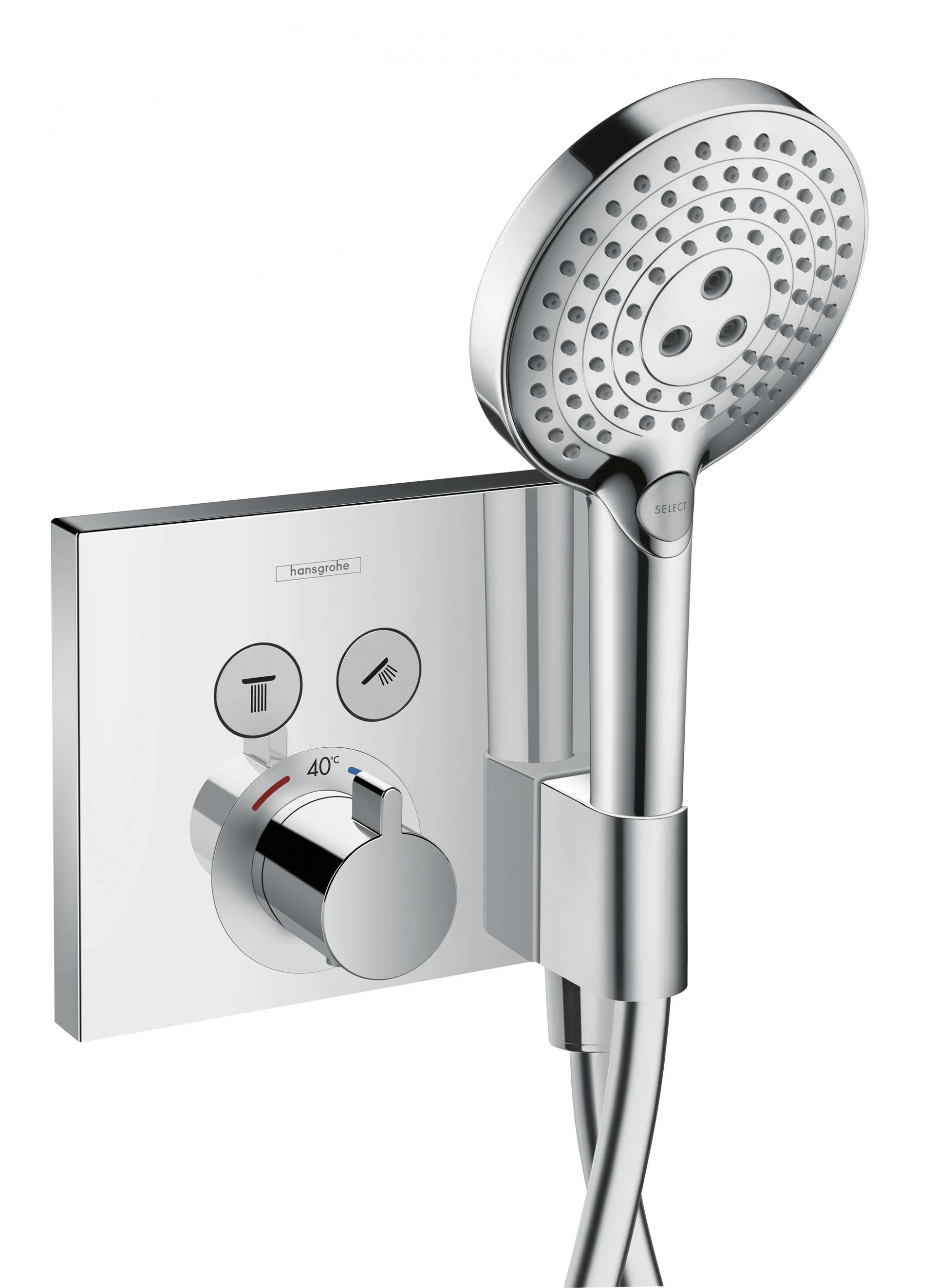 Фото - Термостат Hansgrohe Logis 15765000 для ванны с душем - Hansgrohe